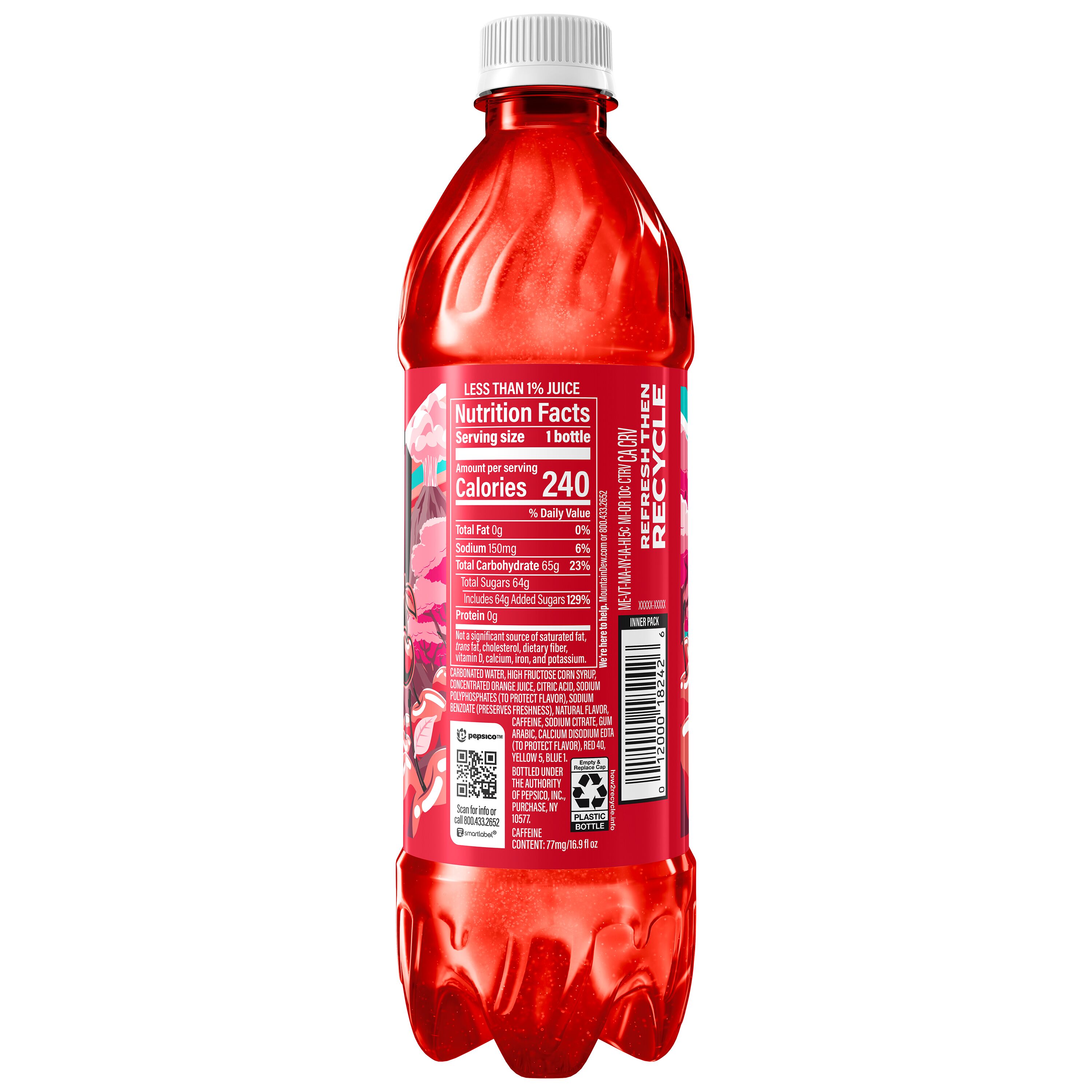Mountain Dew, Code Red, Cherry Flavor Dew thumbnail
