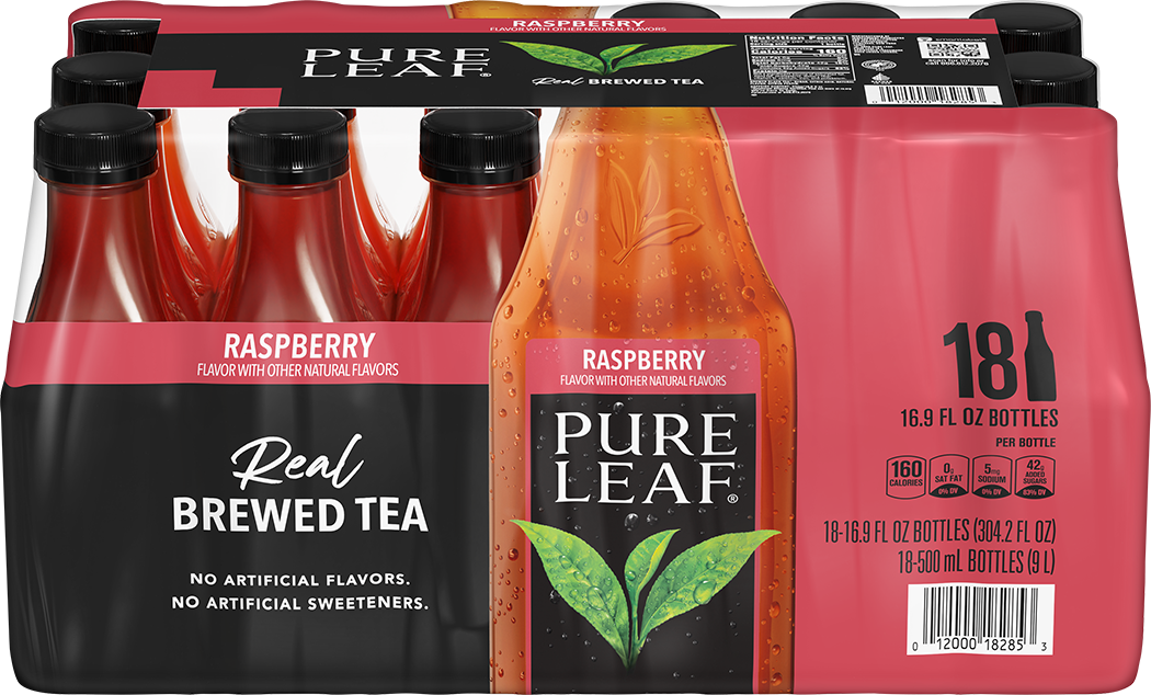 Pure Leaf, Raspberry Flavor, Real Brewed Tea thumbnail