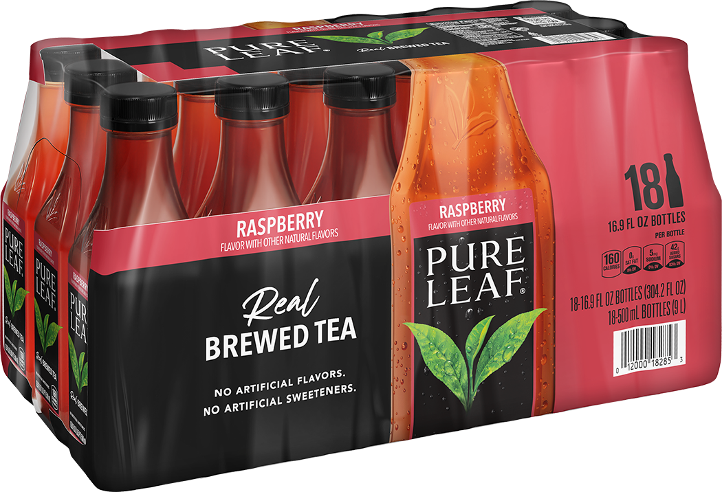 Pure Leaf, Raspberry Flavor, Real Brewed Tea thumbnail