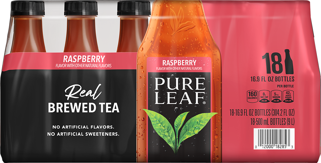 Pure Leaf, Raspberry Flavor, Real Brewed Tea thumbnail