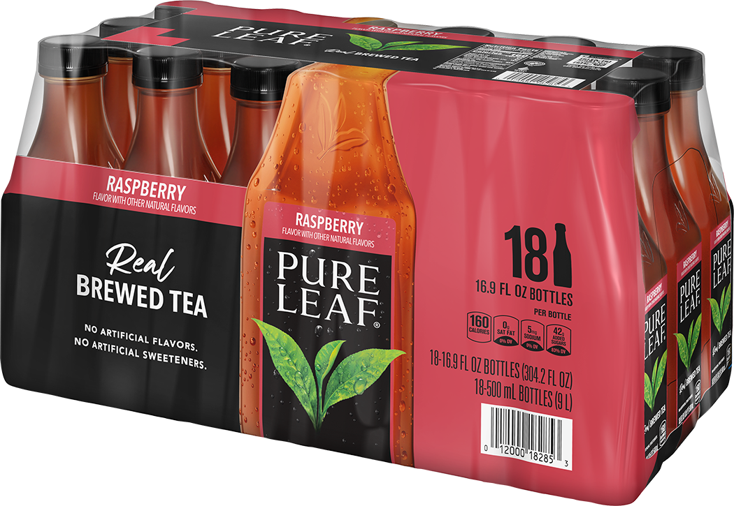 Pure Leaf, Raspberry Flavor, Real Brewed Tea thumbnail