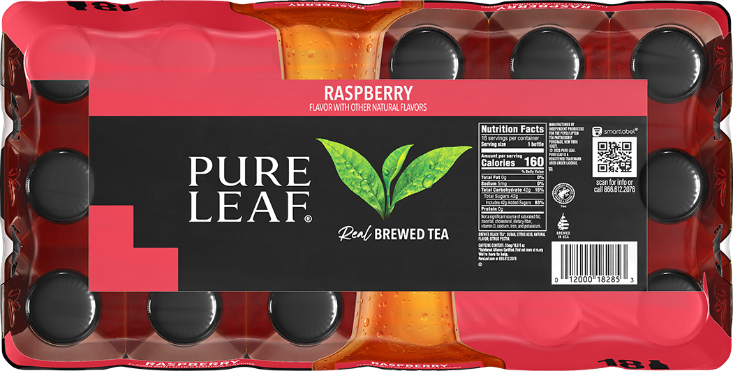 Pure Leaf, Raspberry Flavor, Real Brewed Tea thumbnail