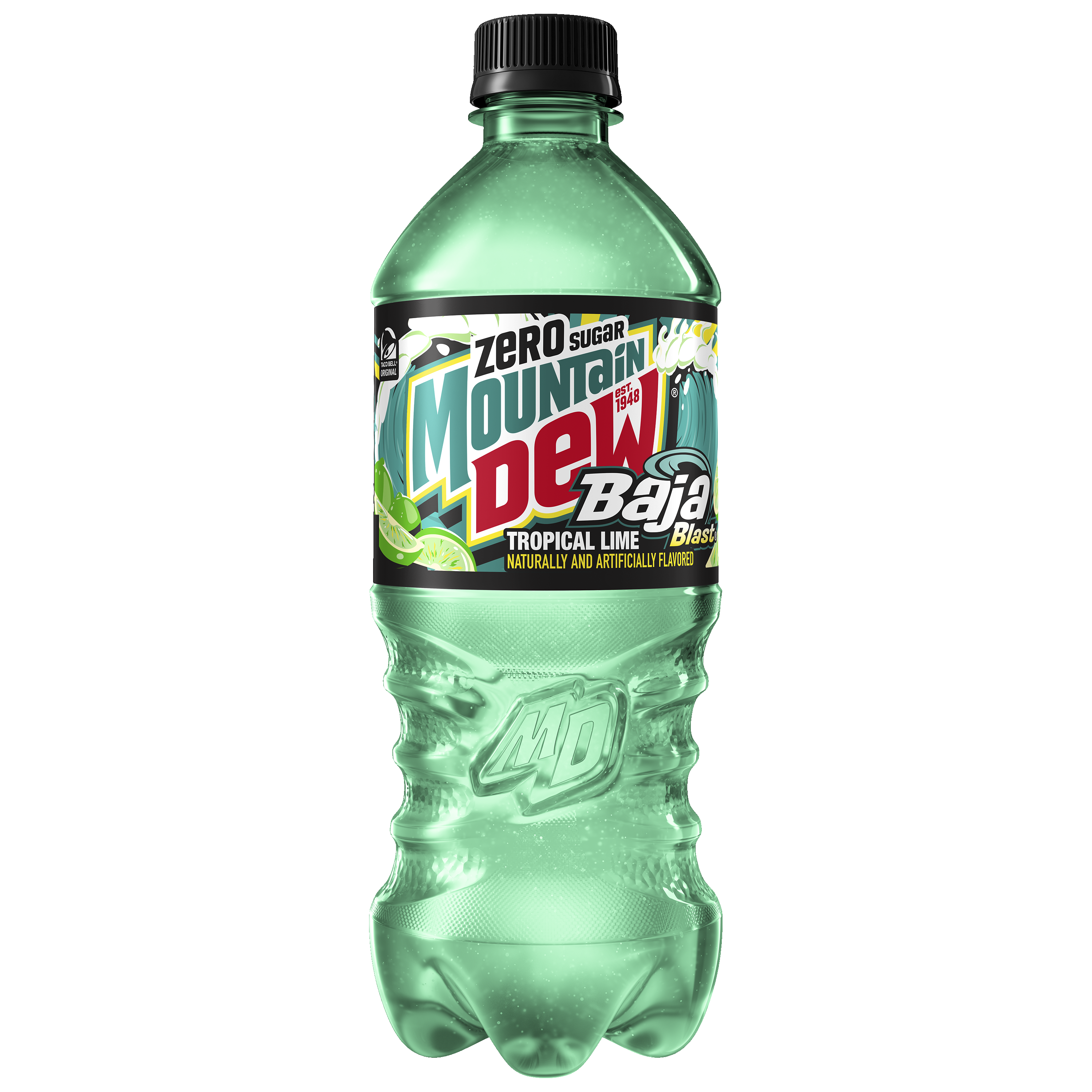 Mountain Dew, Zero Sugar, Baja Blast, Tropical Lime Naturally And Artificially Flavored, Zero Sugar Dew