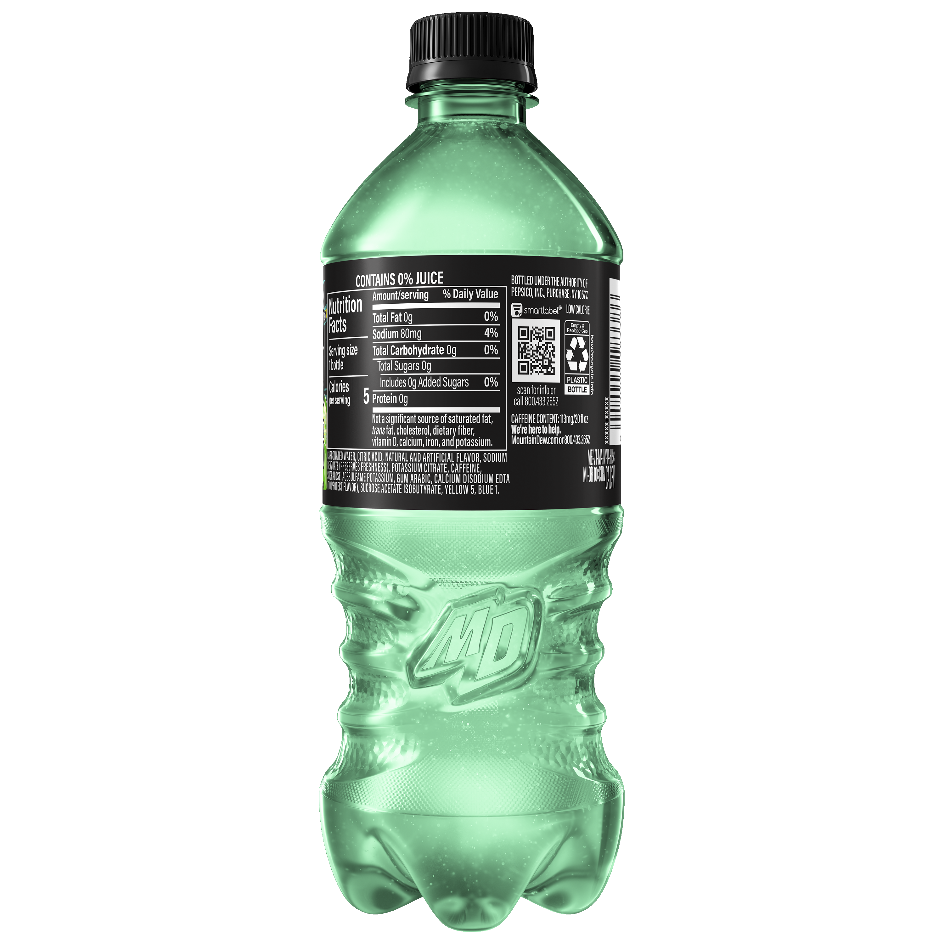 Mountain Dew, Zero Sugar, Baja Blast, Tropical Lime Naturally And Artificially Flavored, Zero Sugar Dew thumbnail