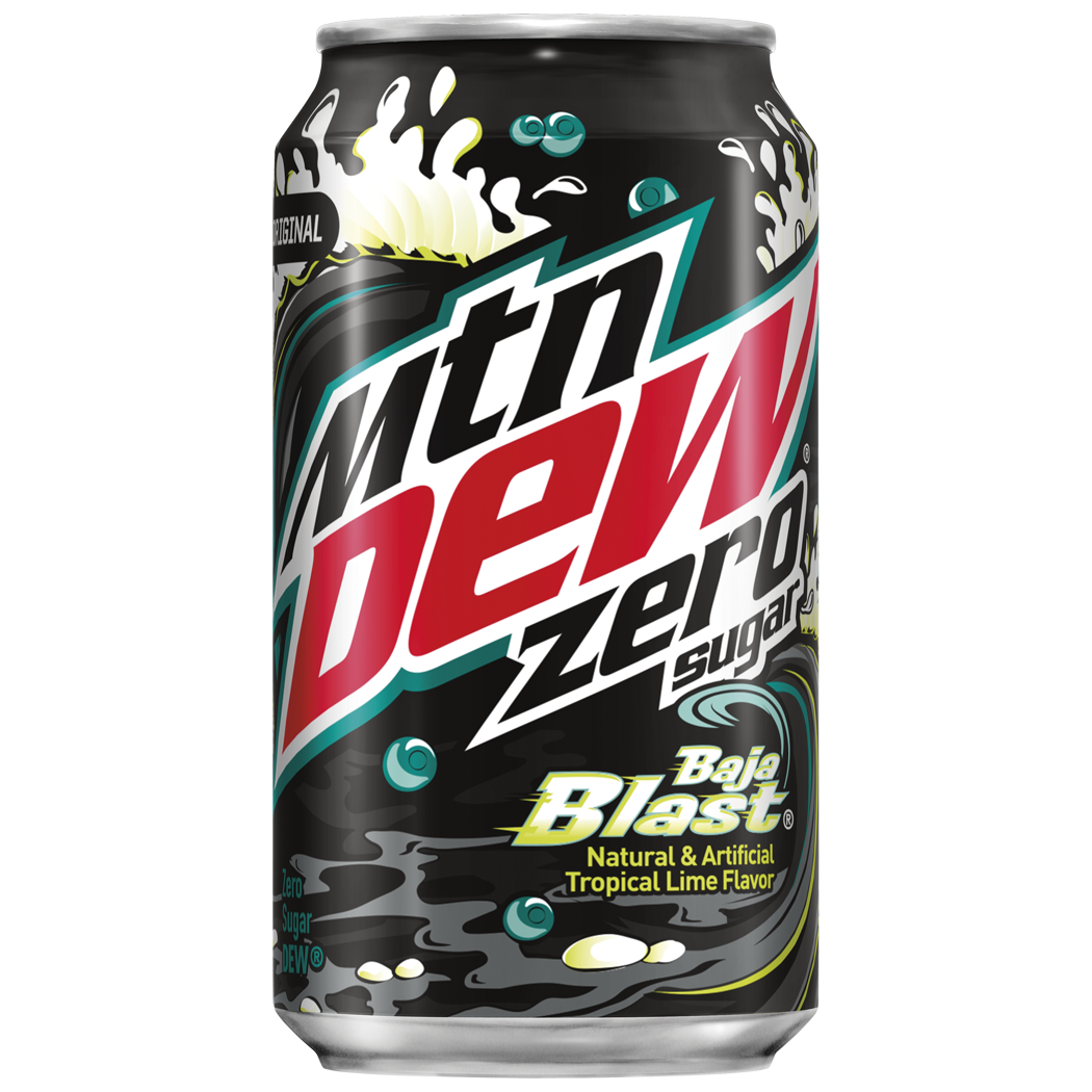 Mountain Dew, Zero Sugar, Baja Blast, Natural & Artificial Tropical Lime Flavor, Zero Sugar Dew thumbnail