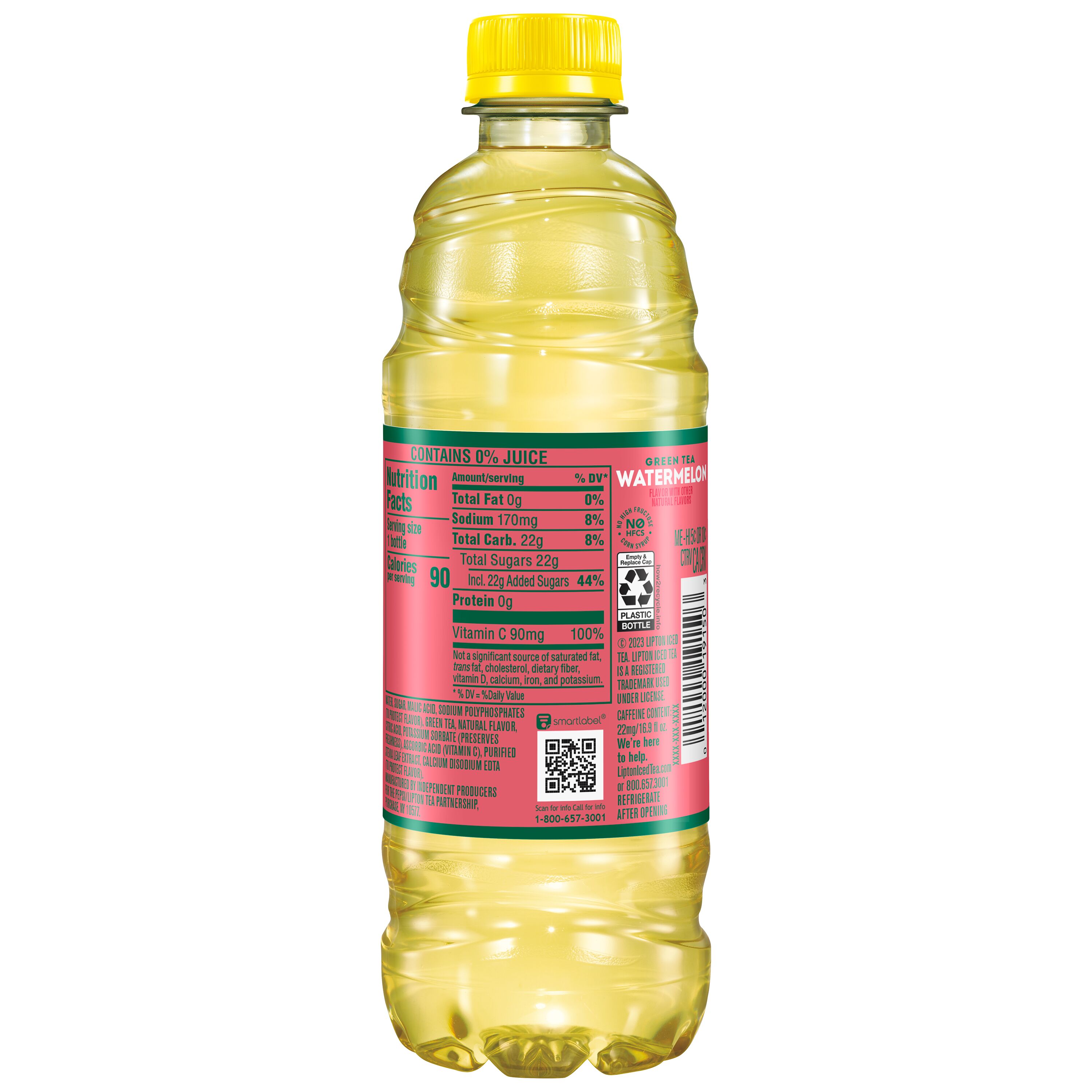 Lipton, Watermelon Flavor, Green Tea thumbnail