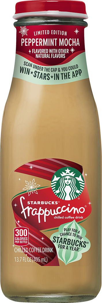 Starbucks, Frappuccino, Peppermint Mocha Flavored, Chilled Coffee Drink thumbnail