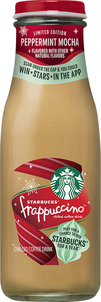 Starbucks, Frappuccino, Peppermint Mocha Flavored, Chilled Coffee Drink thumbnail