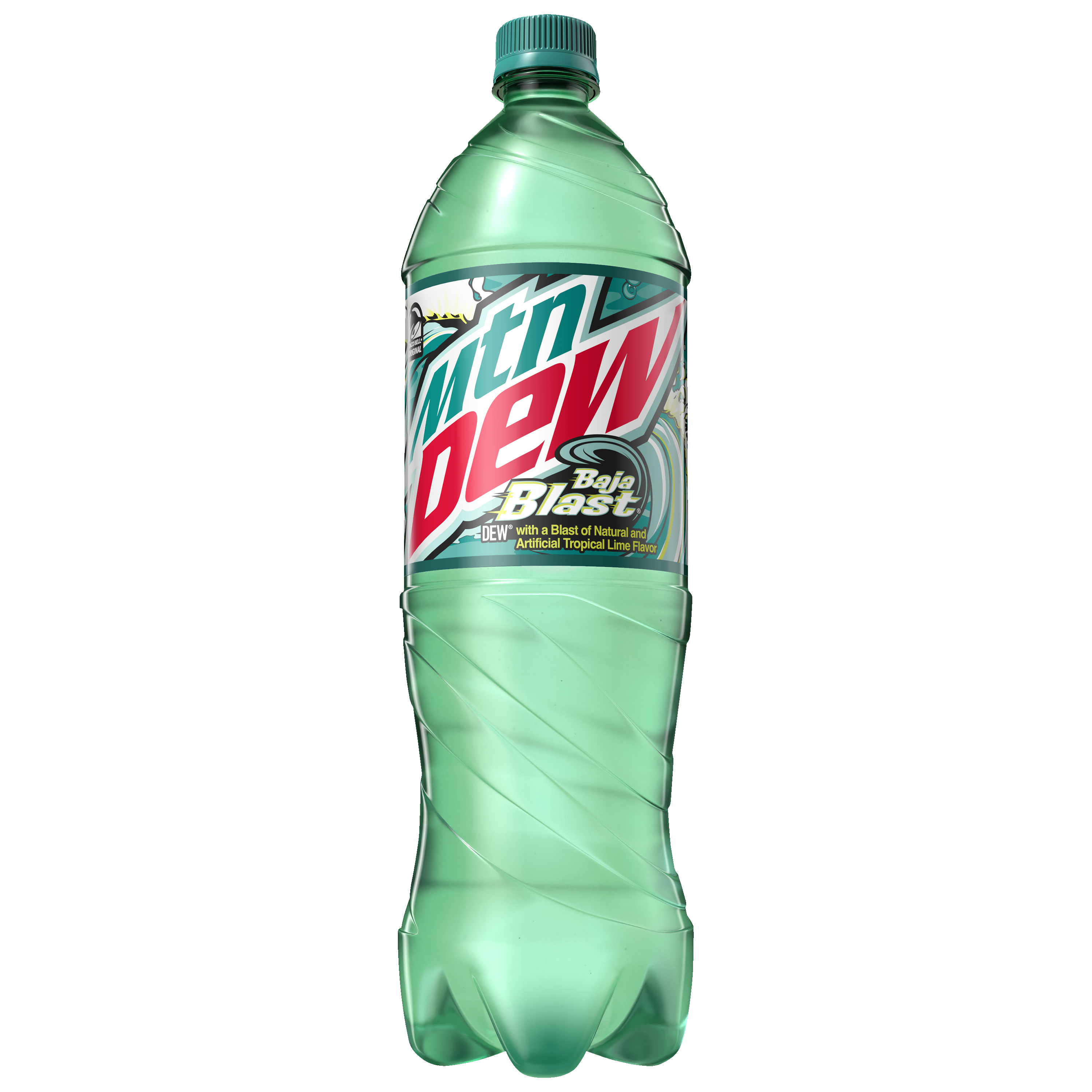 Mountain Dew, Baja Blast, Dew With A Blast Of Natural And Artificial Tropical Lime Flavor