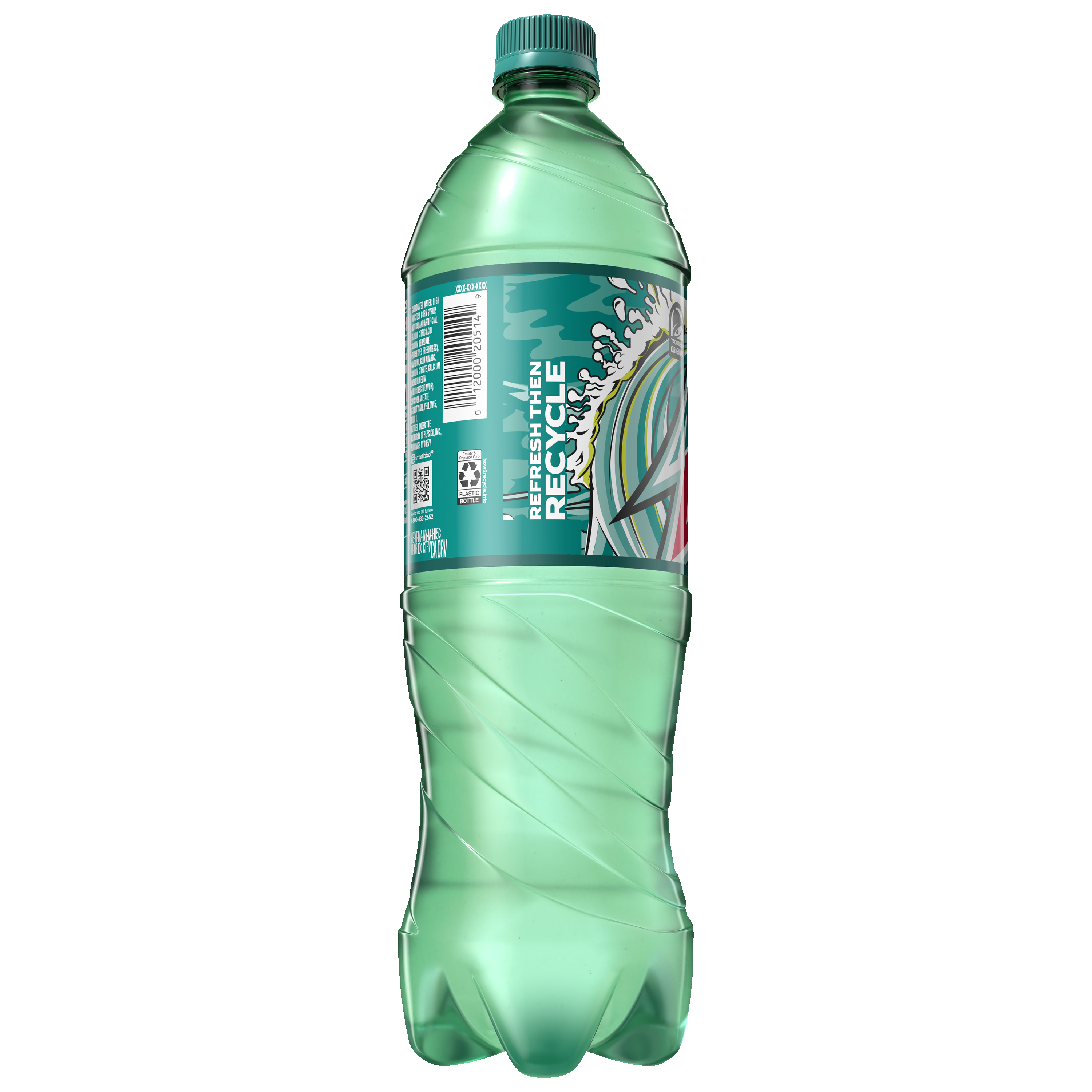 Mountain Dew, Baja Blast, Dew With A Blast Of Natural And Artificial Tropical Lime Flavor thumbnail