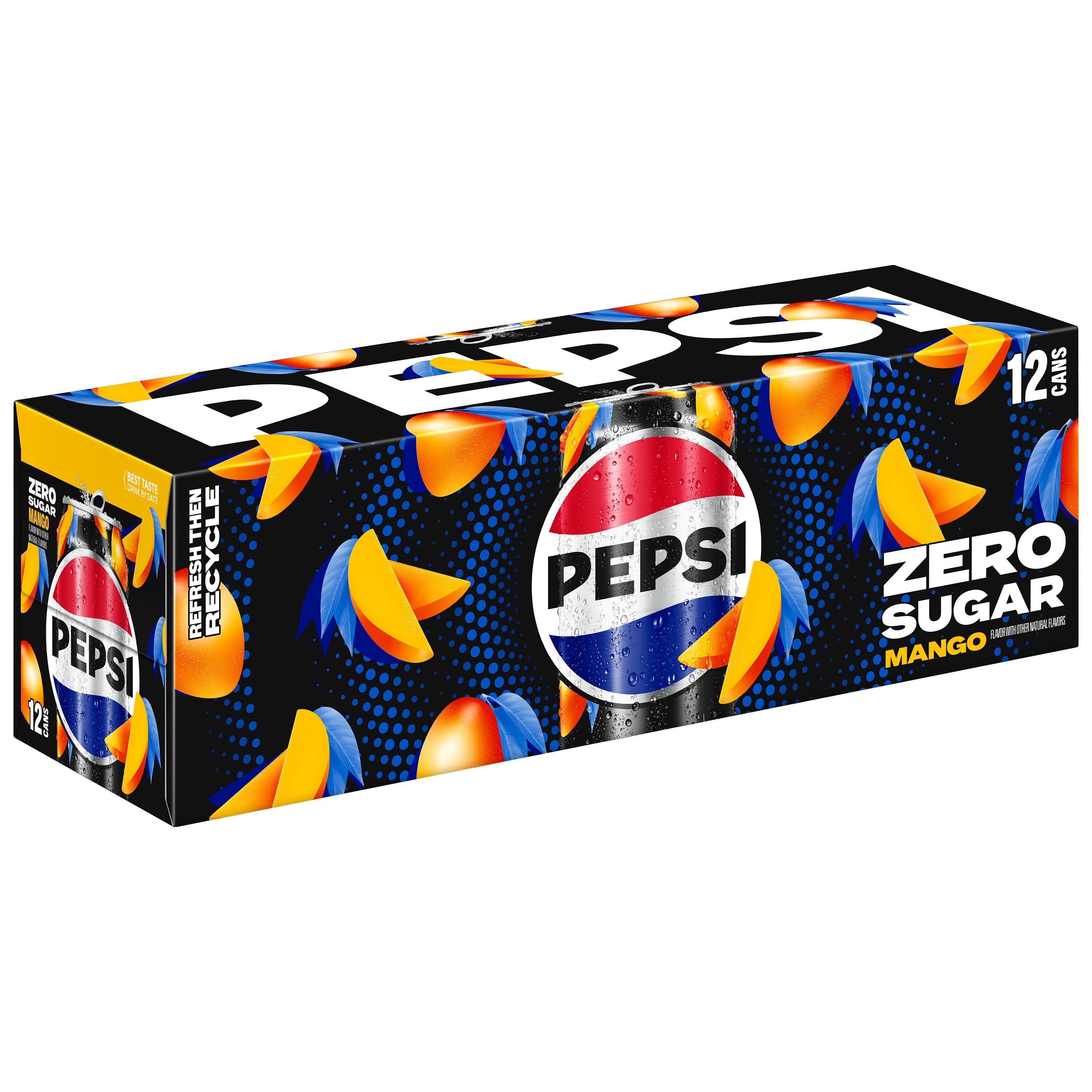 Pepsi, Zero Sugar, Mango Flavor thumbnail