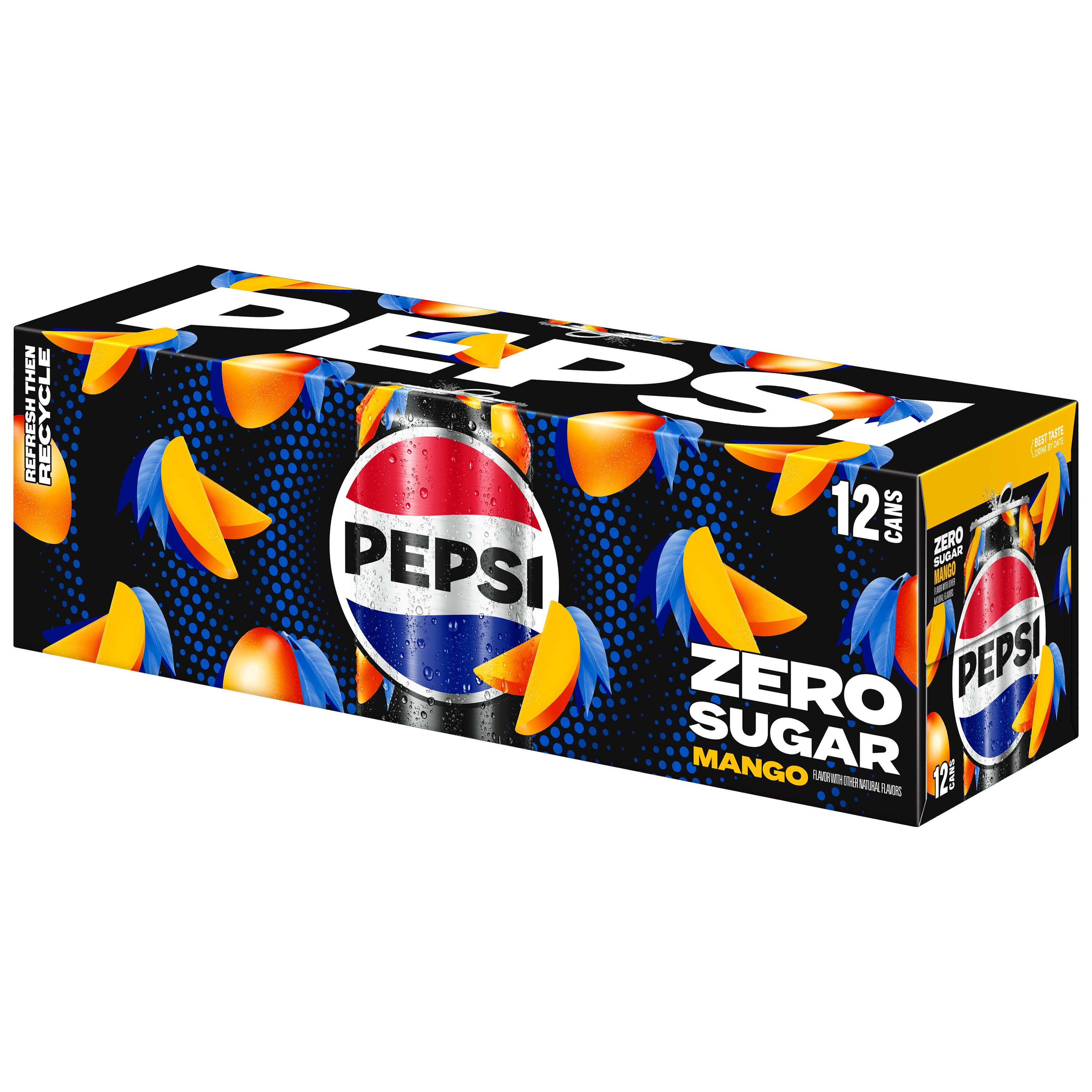 Pepsi, Zero Sugar, Mango Flavor thumbnail