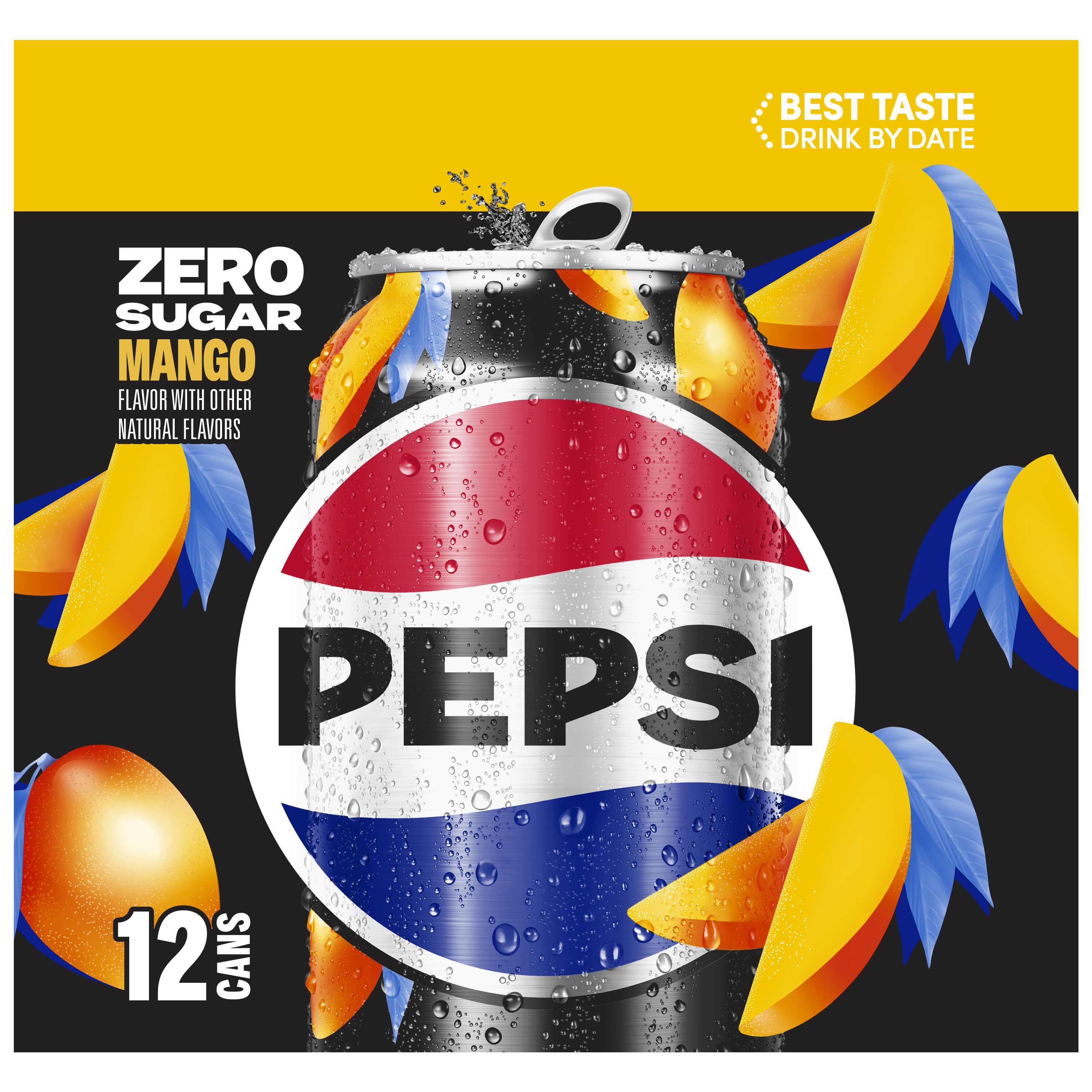 Pepsi, Zero Sugar, Mango Flavor thumbnail