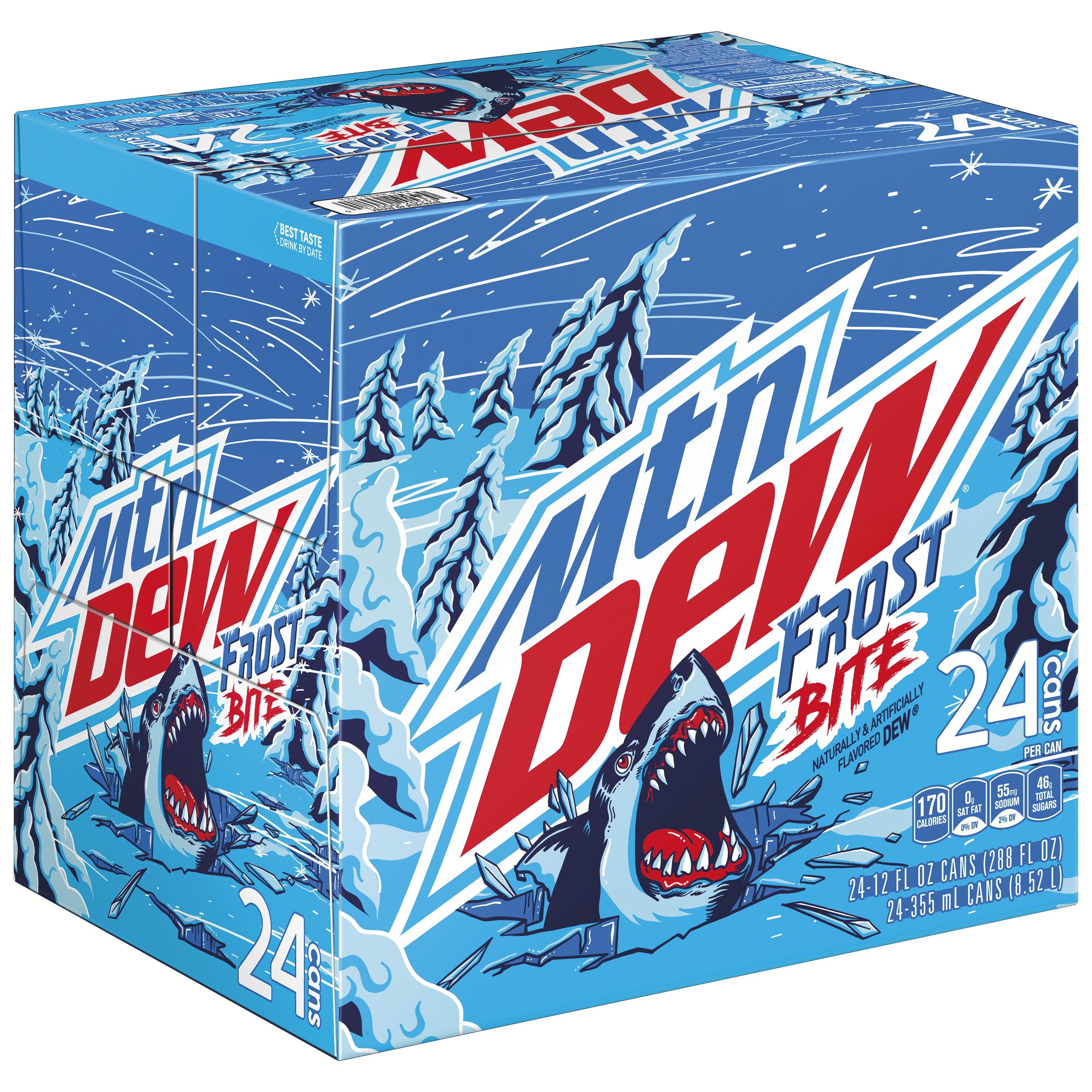 Mountain Dew, Frost Bite, Naturally & Artificially Flavored Dew thumbnail