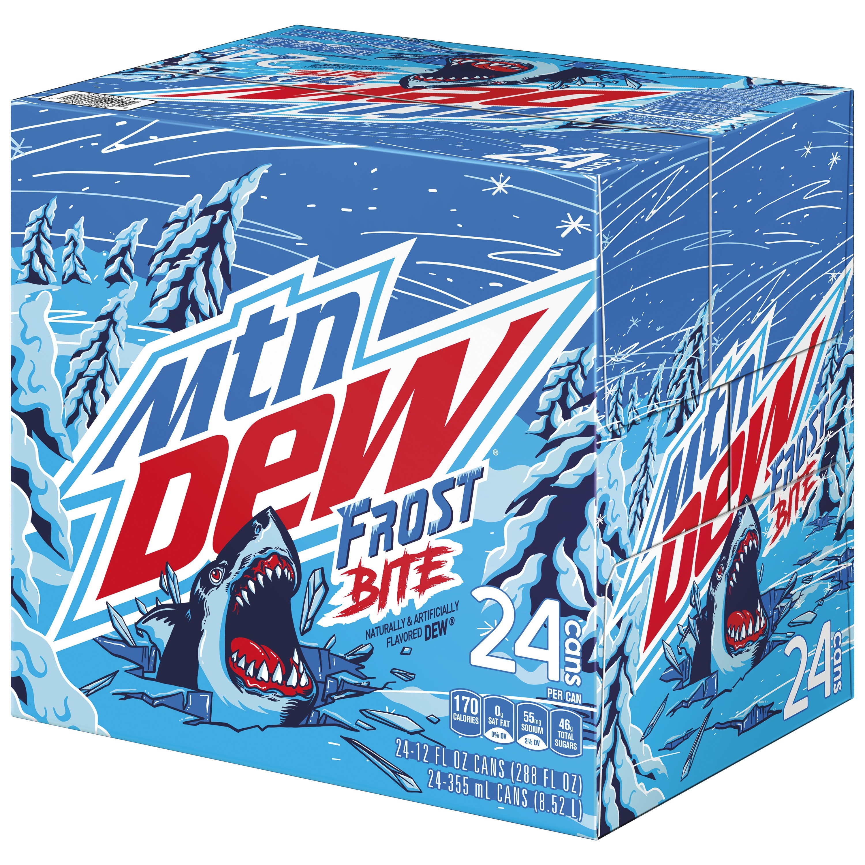 Mountain Dew, Frost Bite, Naturally & Artificially Flavored Dew thumbnail