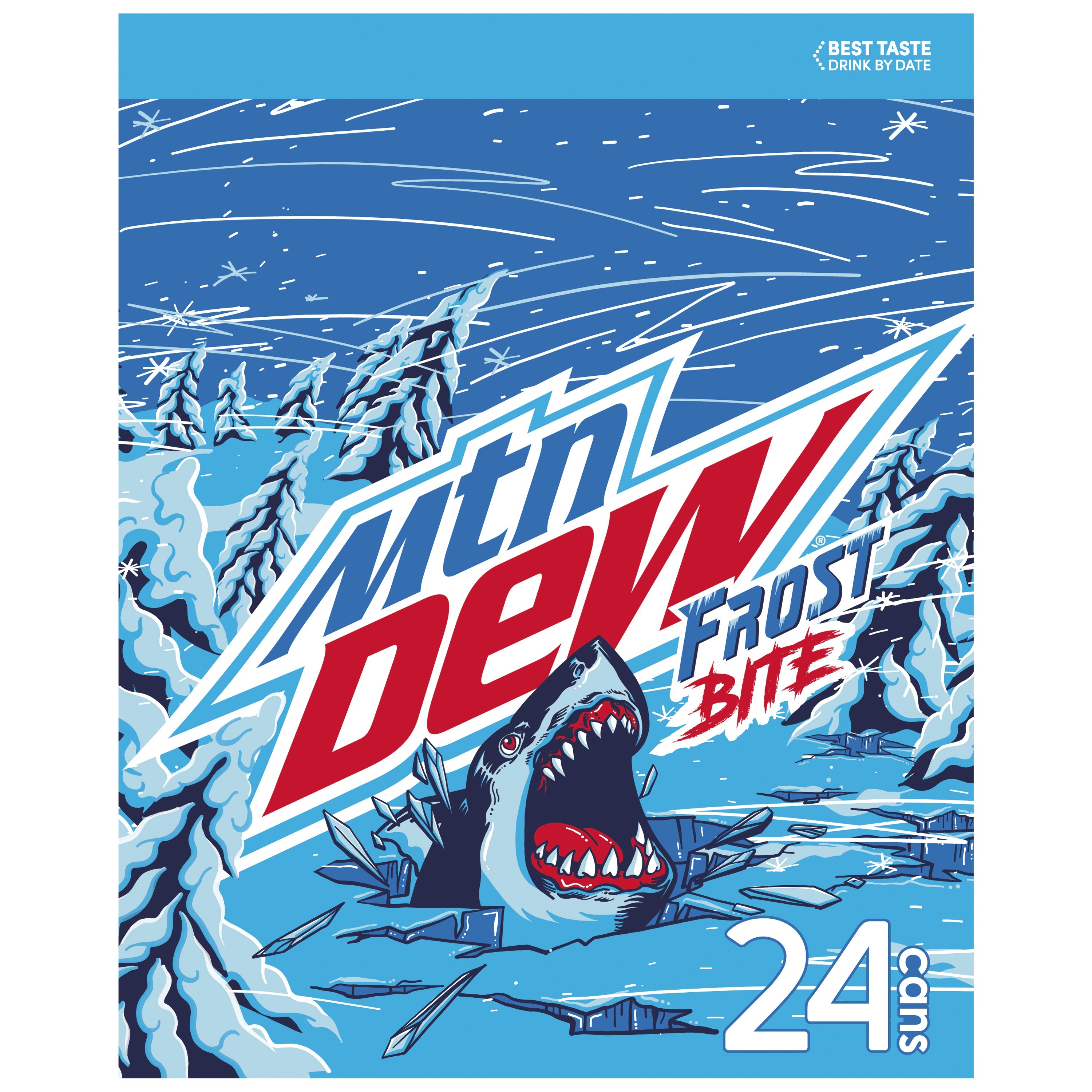 Mountain Dew, Frost Bite, Naturally & Artificially Flavored Dew thumbnail