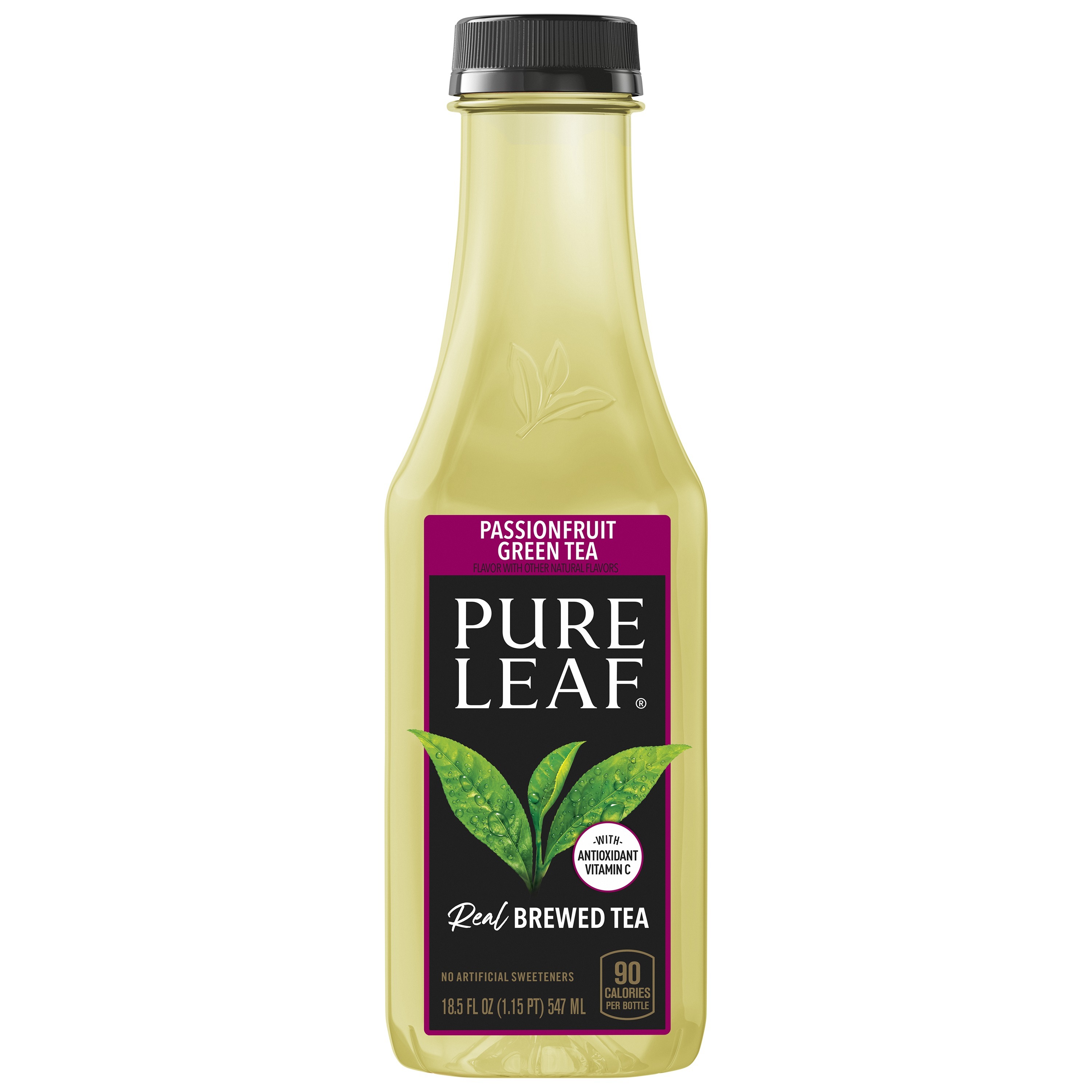 Pure Leaf, Passionfruit Green Tea, Real Brewed Tea