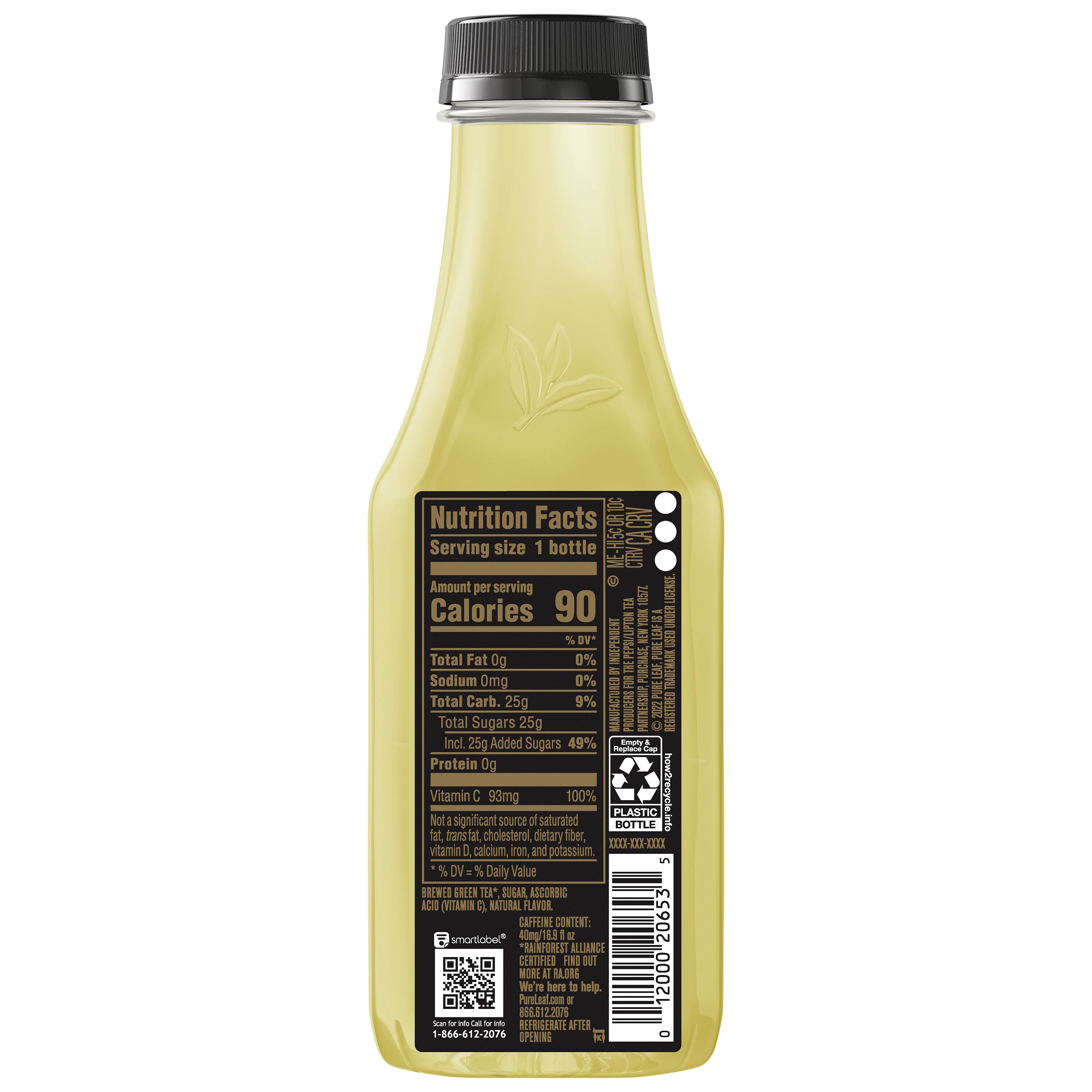 Pure Leaf, Green Tea Flavor, Real Brewed Tea thumbnail