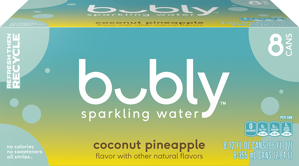 bubly, Coconut Pineapple Flavor, Sparkling Water thumbnail