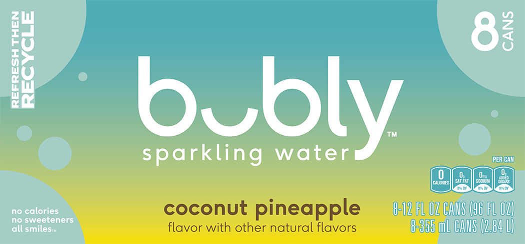 bubly, Coconut Pineapple Flavor, Sparkling Water thumbnail