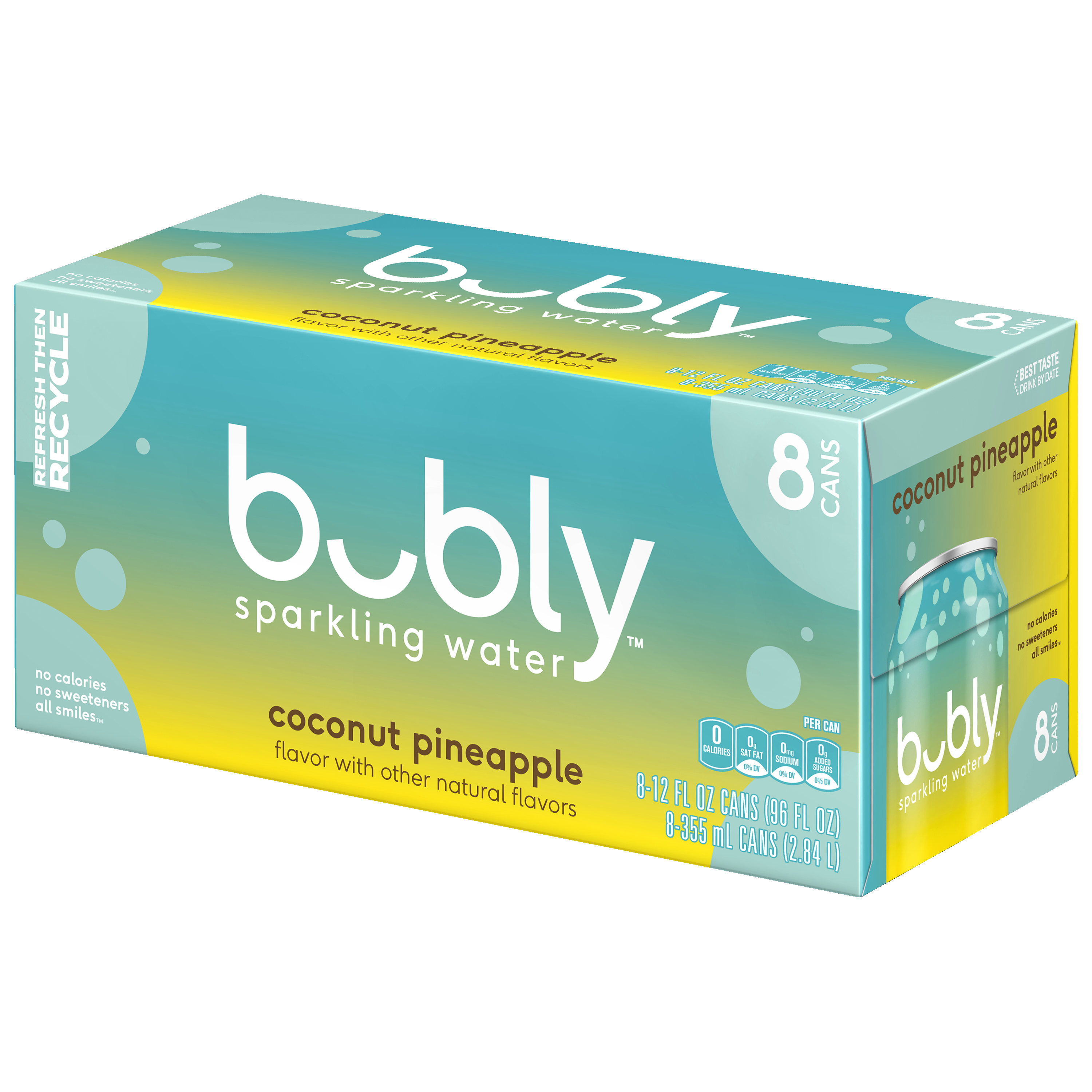 bubly, Coconut Pineapple Flavor, Sparkling Water thumbnail