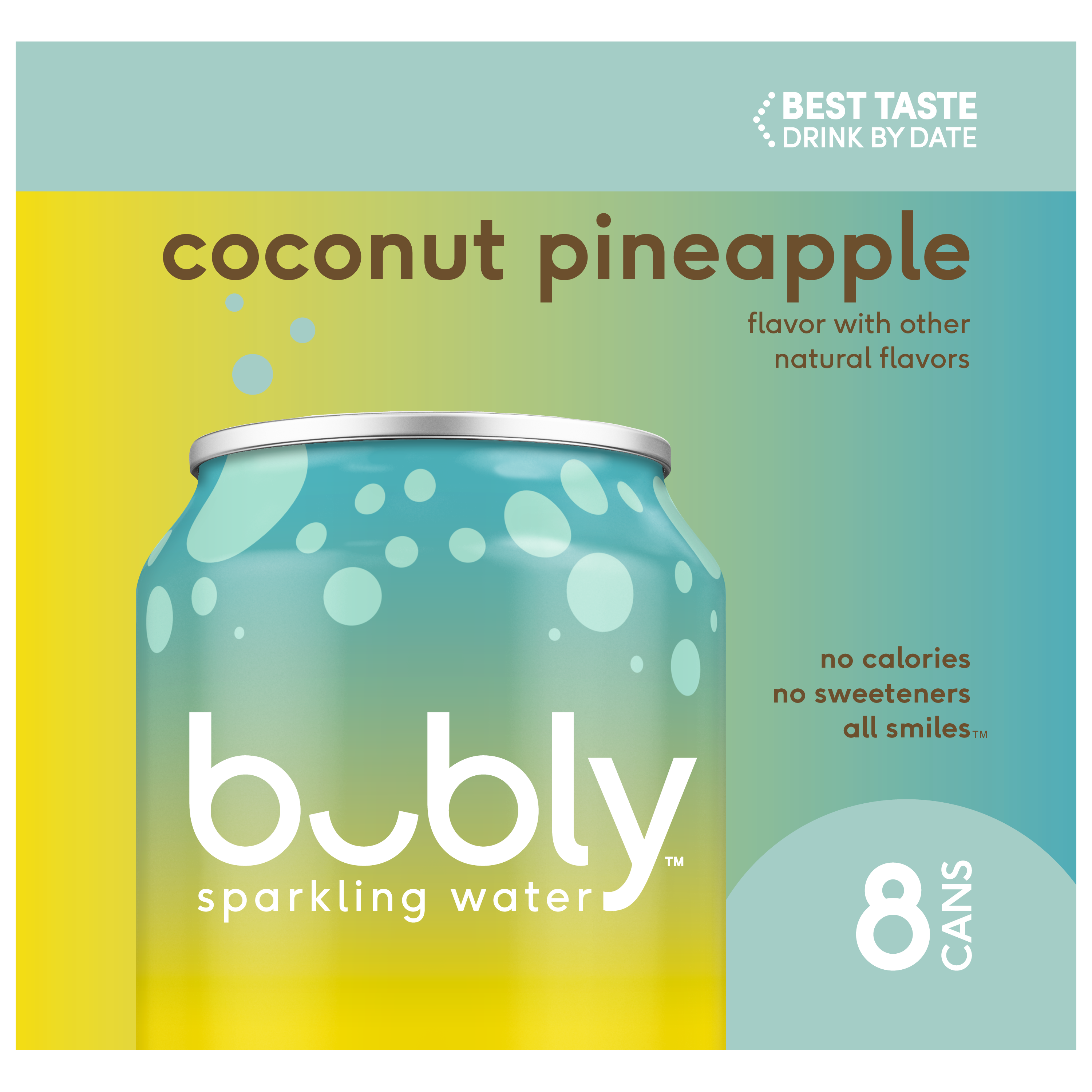 bubly, Coconut Pineapple Flavor, Sparkling Water thumbnail
