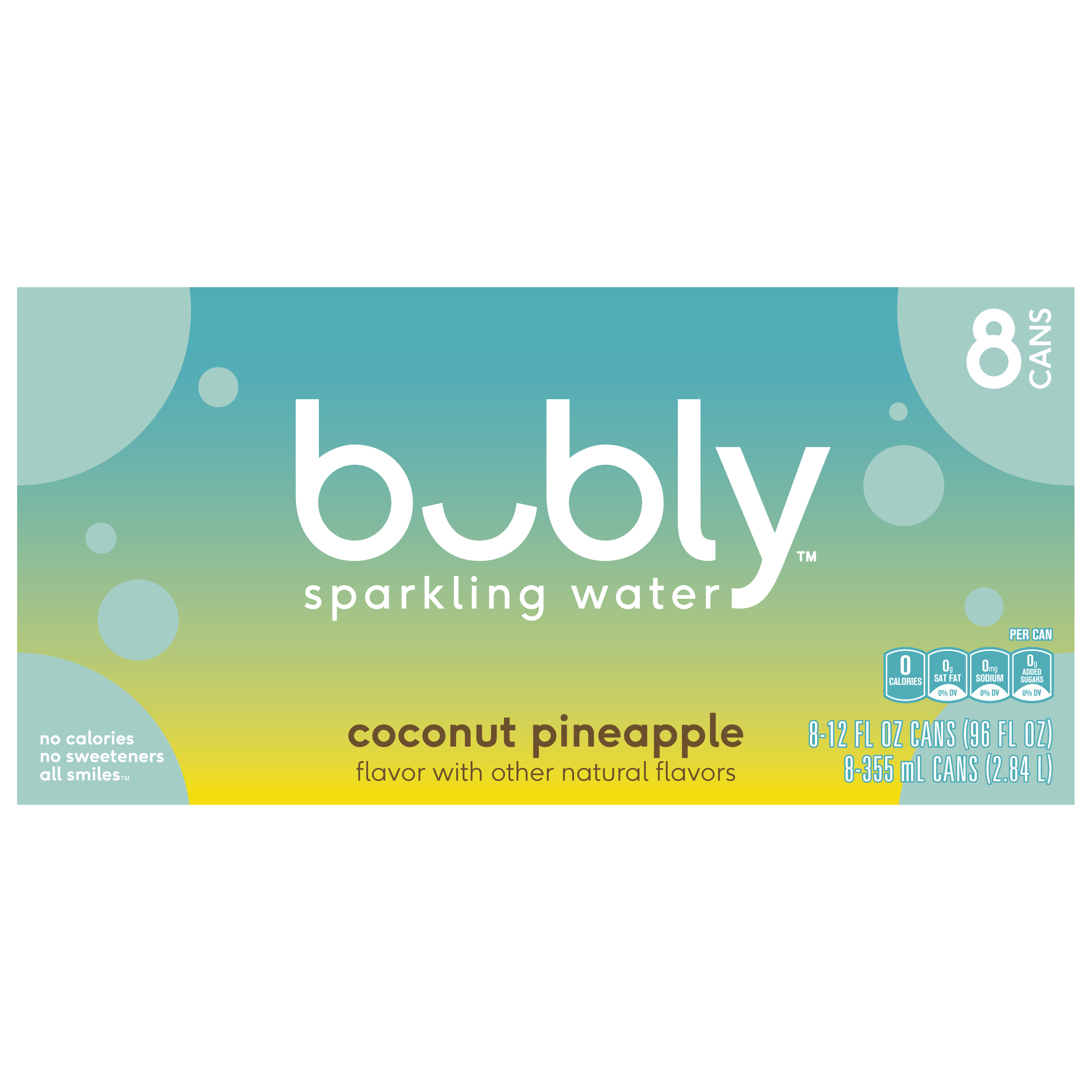 bubly, Coconut Pineapple Flavor, Sparkling Water thumbnail