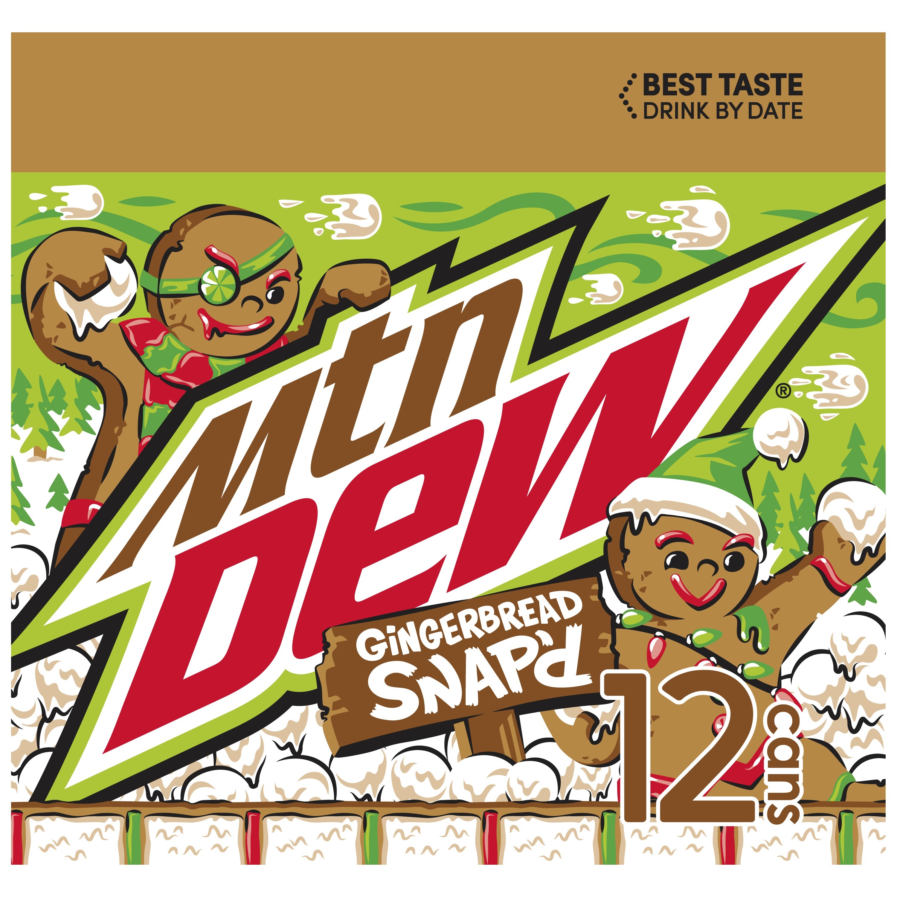 Mountain Dew, Gingerbread Snap'd, Dew With A Blast Of Artificial Gingerbread Flavor thumbnail