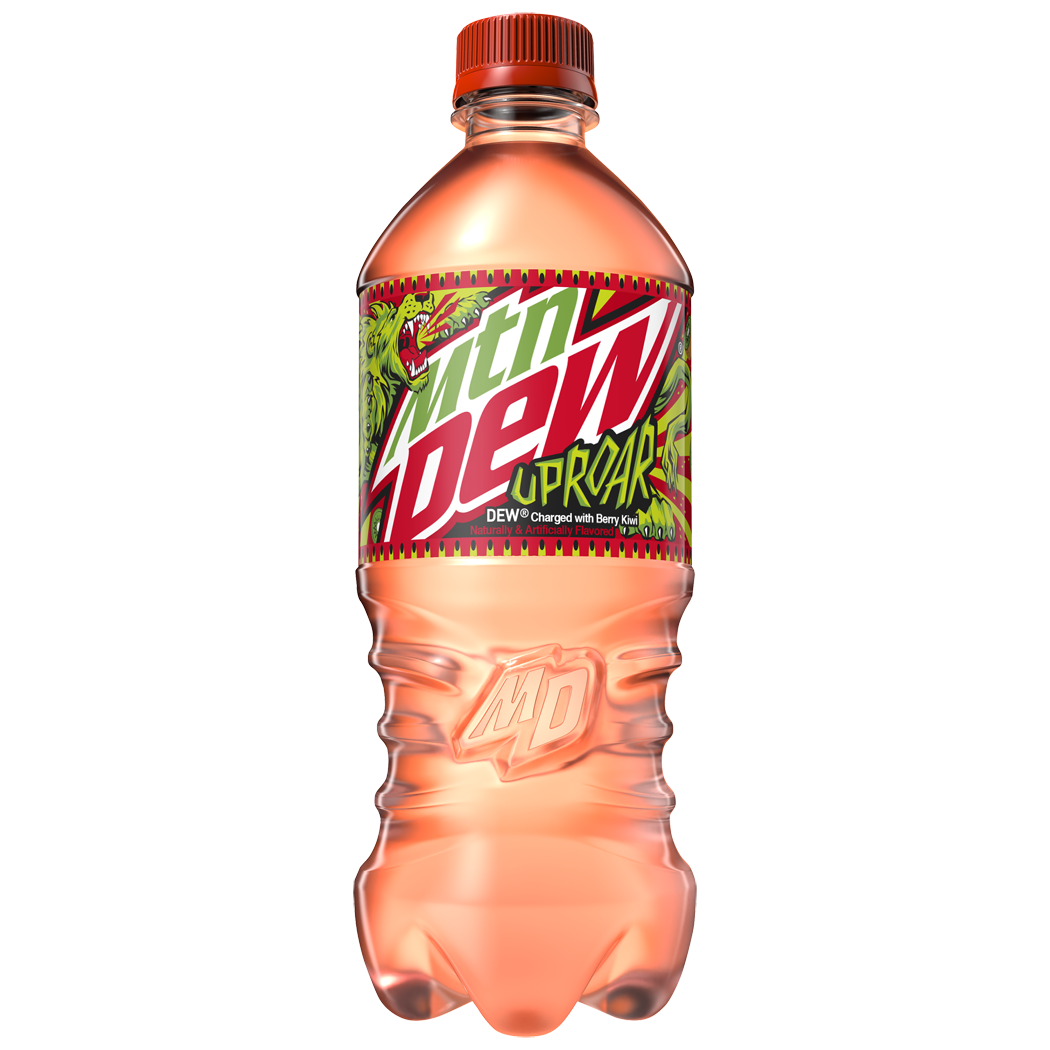 Mountain Dew, Uproar, Dew Charged With Berry Kiwi Naturally & Artificially Flavored thumbnail