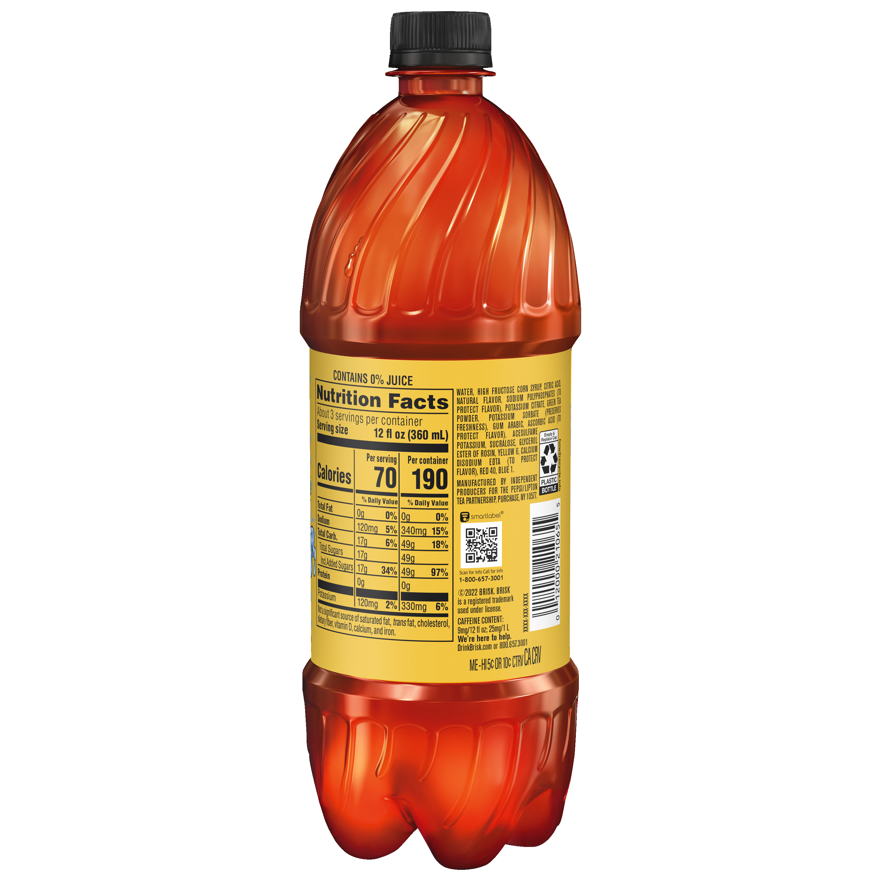 Brisk, Blood Orange Flavor, Iced Tea thumbnail