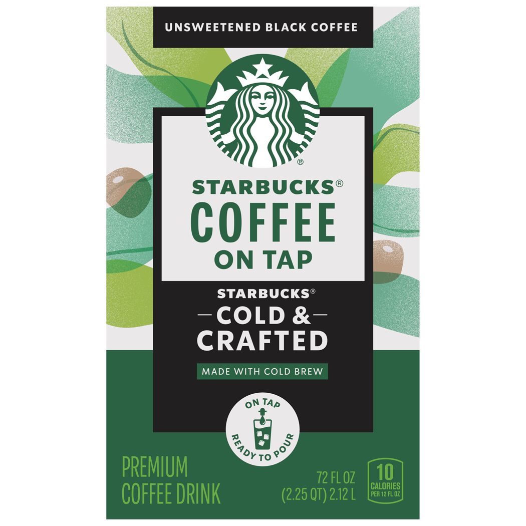Starbucks, Cold & Crafted, Unsweetened Black Coffee, Premium Coffee Drink thumbnail