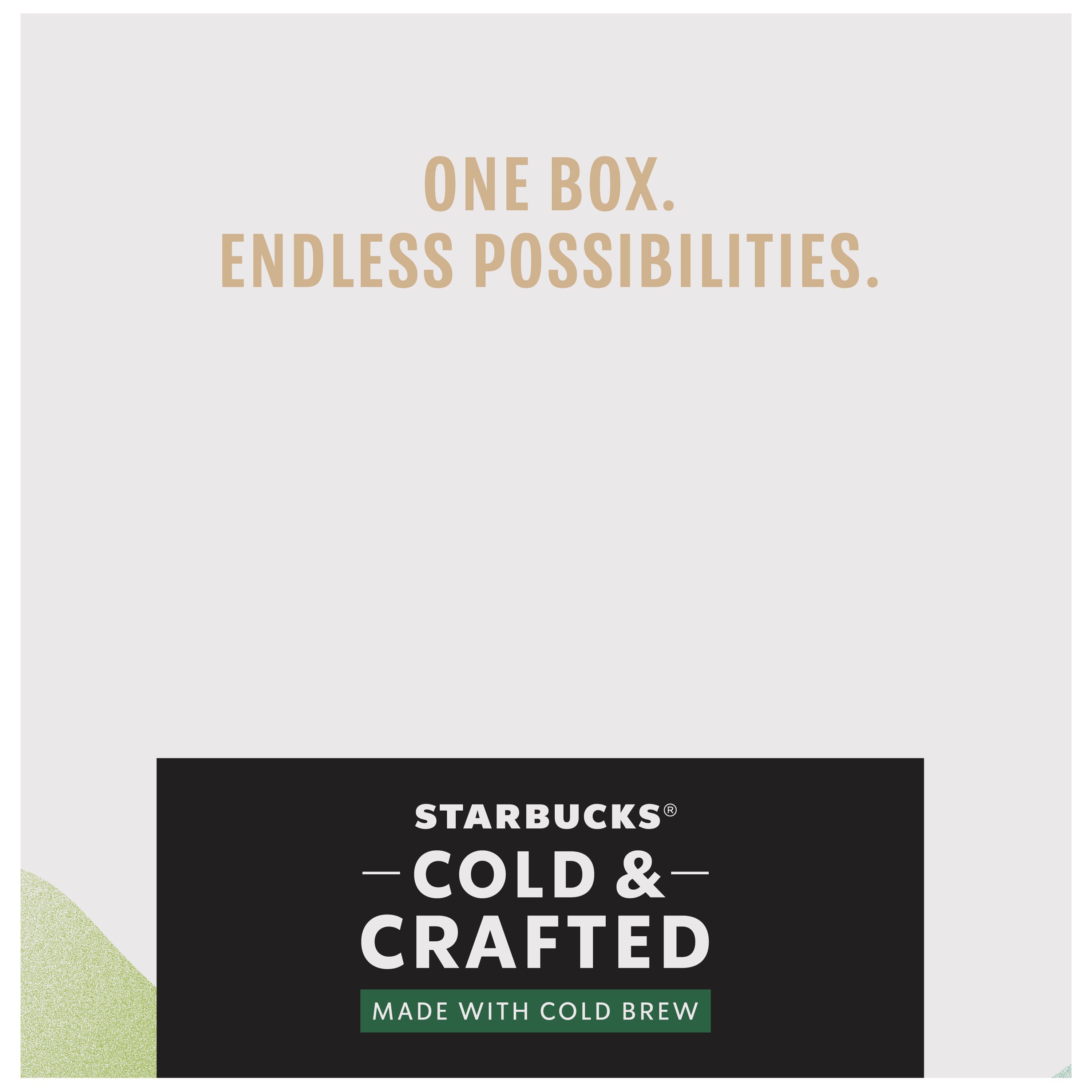 Starbucks, Cold & Crafted, Unsweetened Black Coffee, Premium Coffee Drink thumbnail