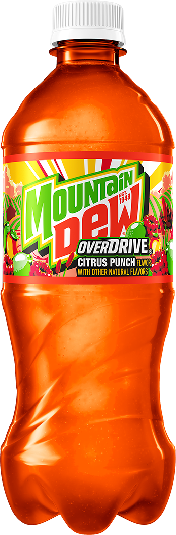 Mountain Dew, Over Drive, Citrus Punch Flavor Dew thumbnail