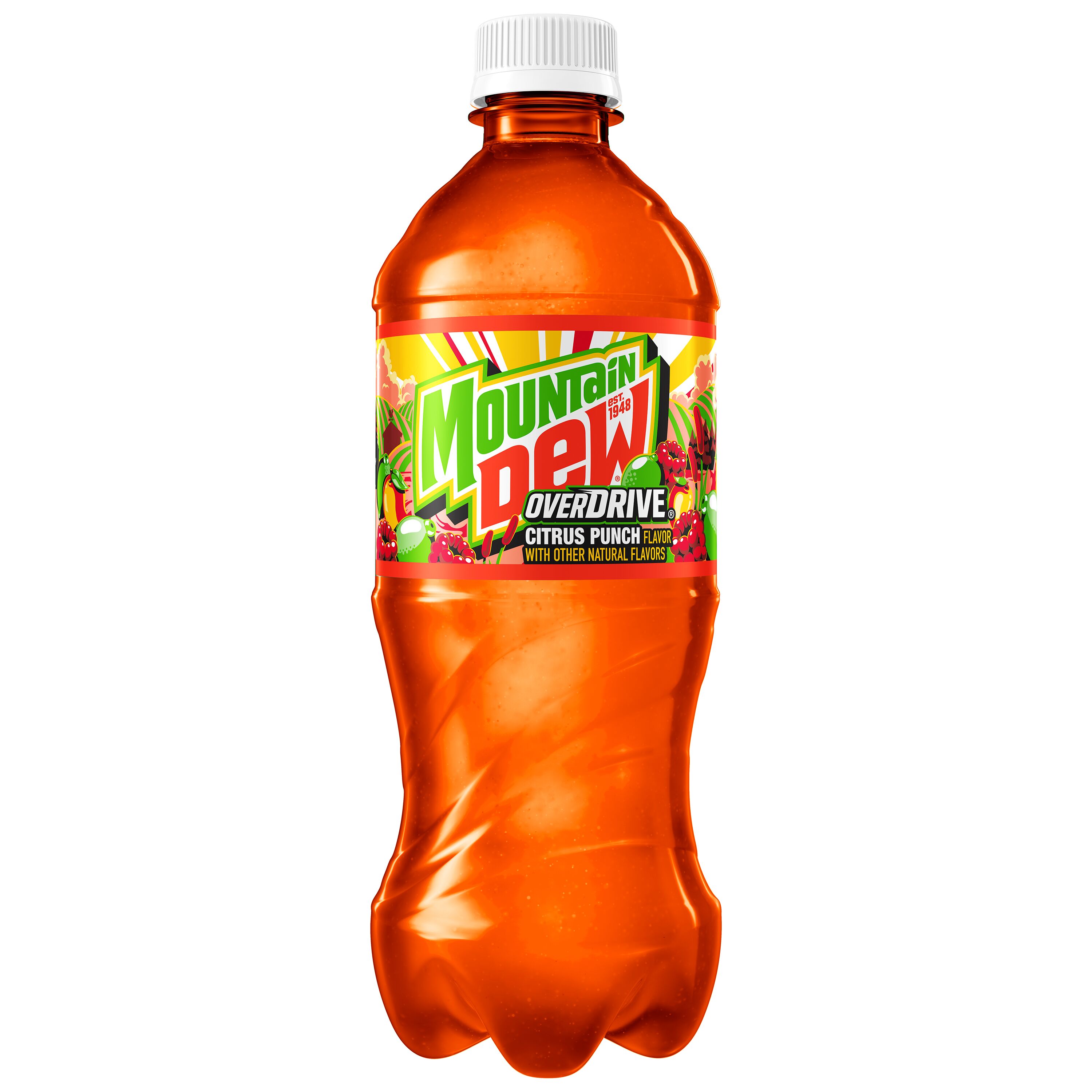 Mountain Dew, Over Drive, Citrus Punch Flavor Dew thumbnail