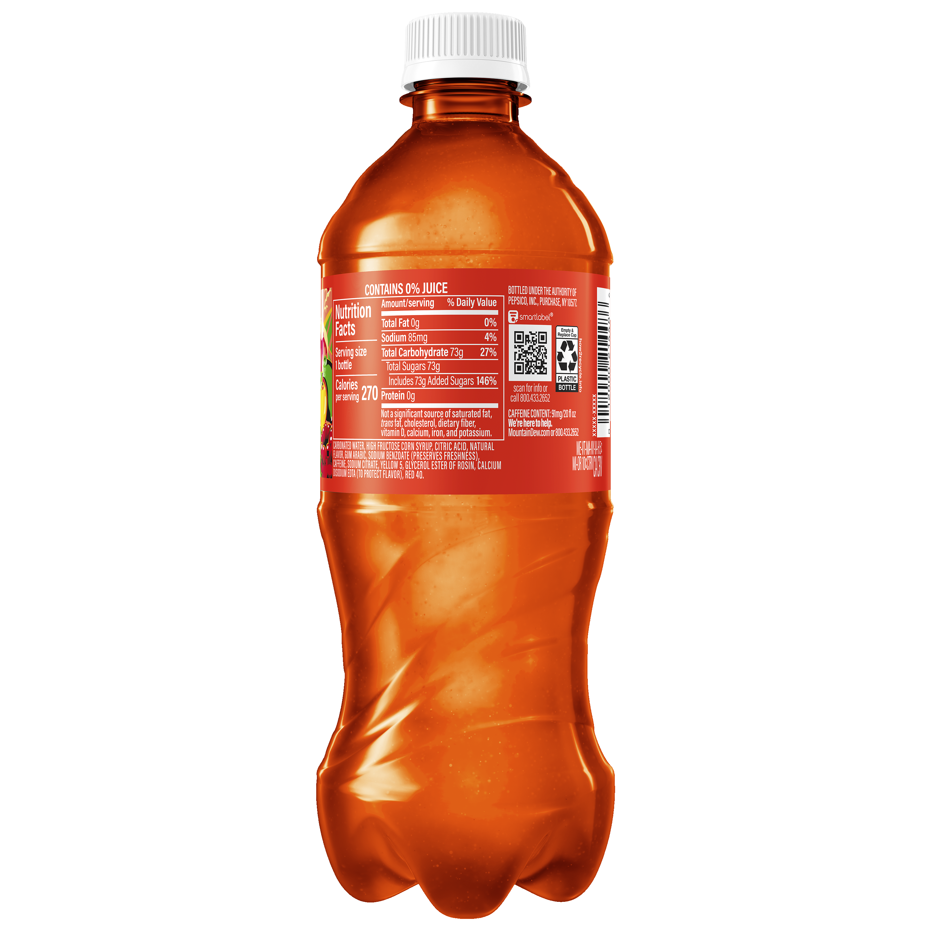 Mountain Dew, Over Drive, Citrus Punch Flavor Dew thumbnail
