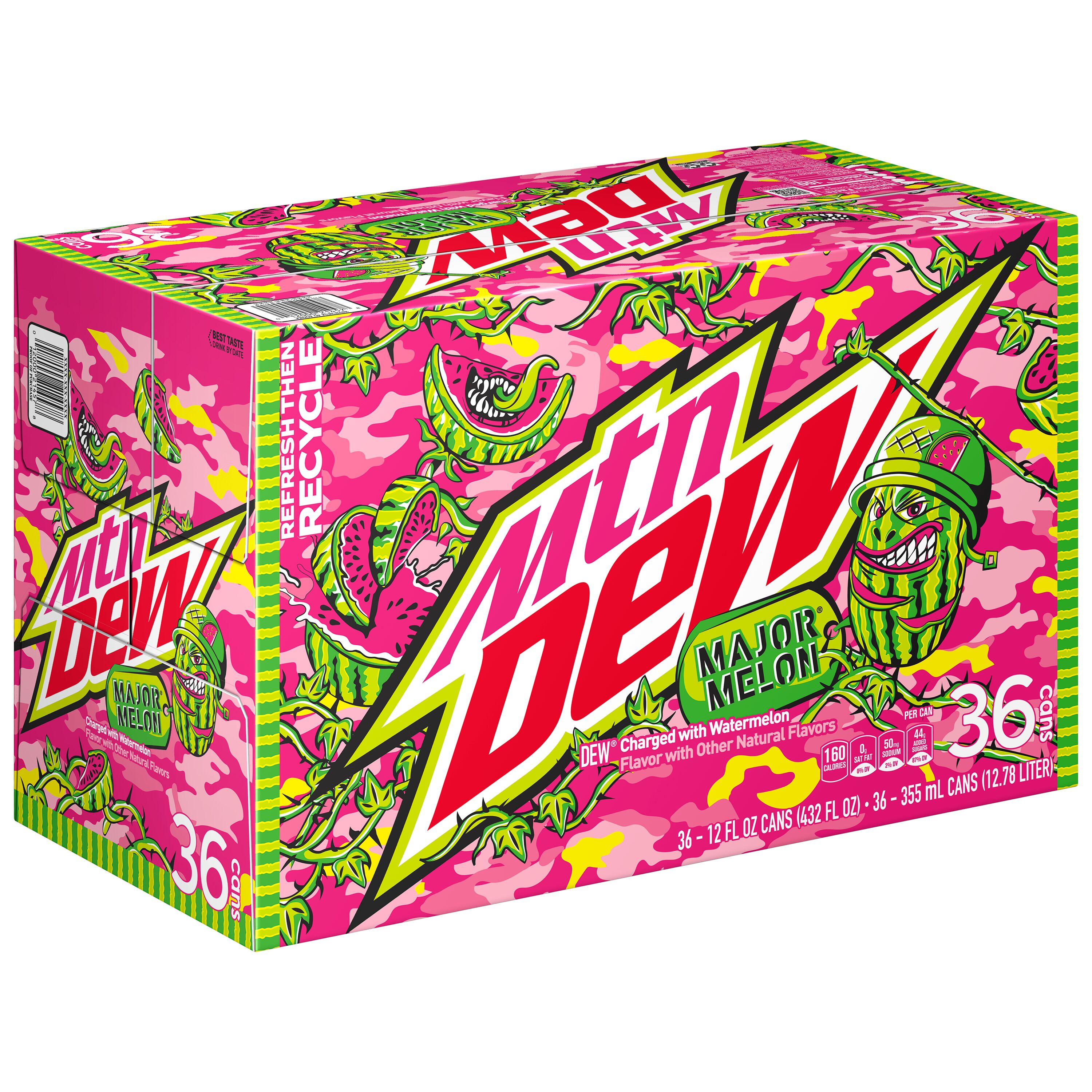 Mountain Dew, Major Melon DEW Charged With Watermelon Flavor thumbnail