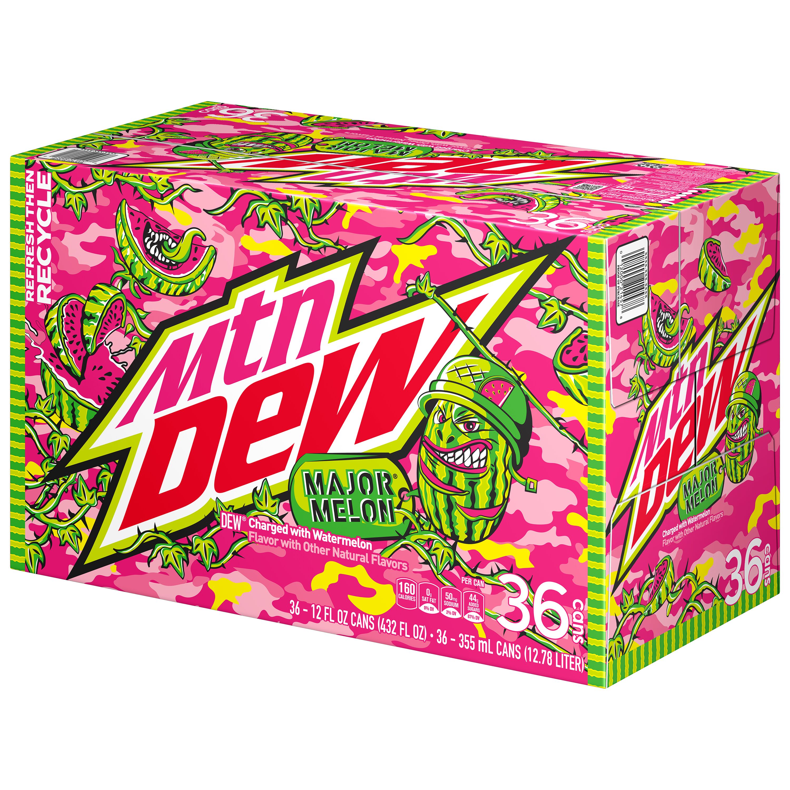 Mountain Dew, Major Melon DEW Charged With Watermelon Flavor thumbnail