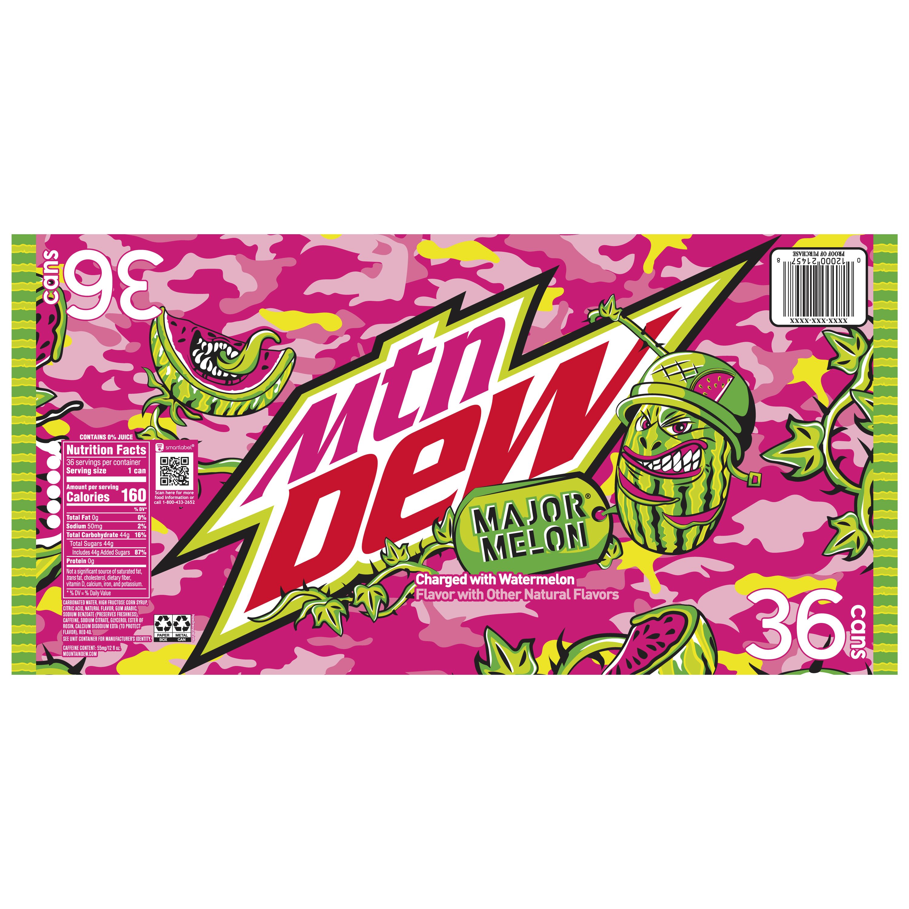 Mountain Dew, Major Melon DEW Charged With Watermelon Flavor thumbnail