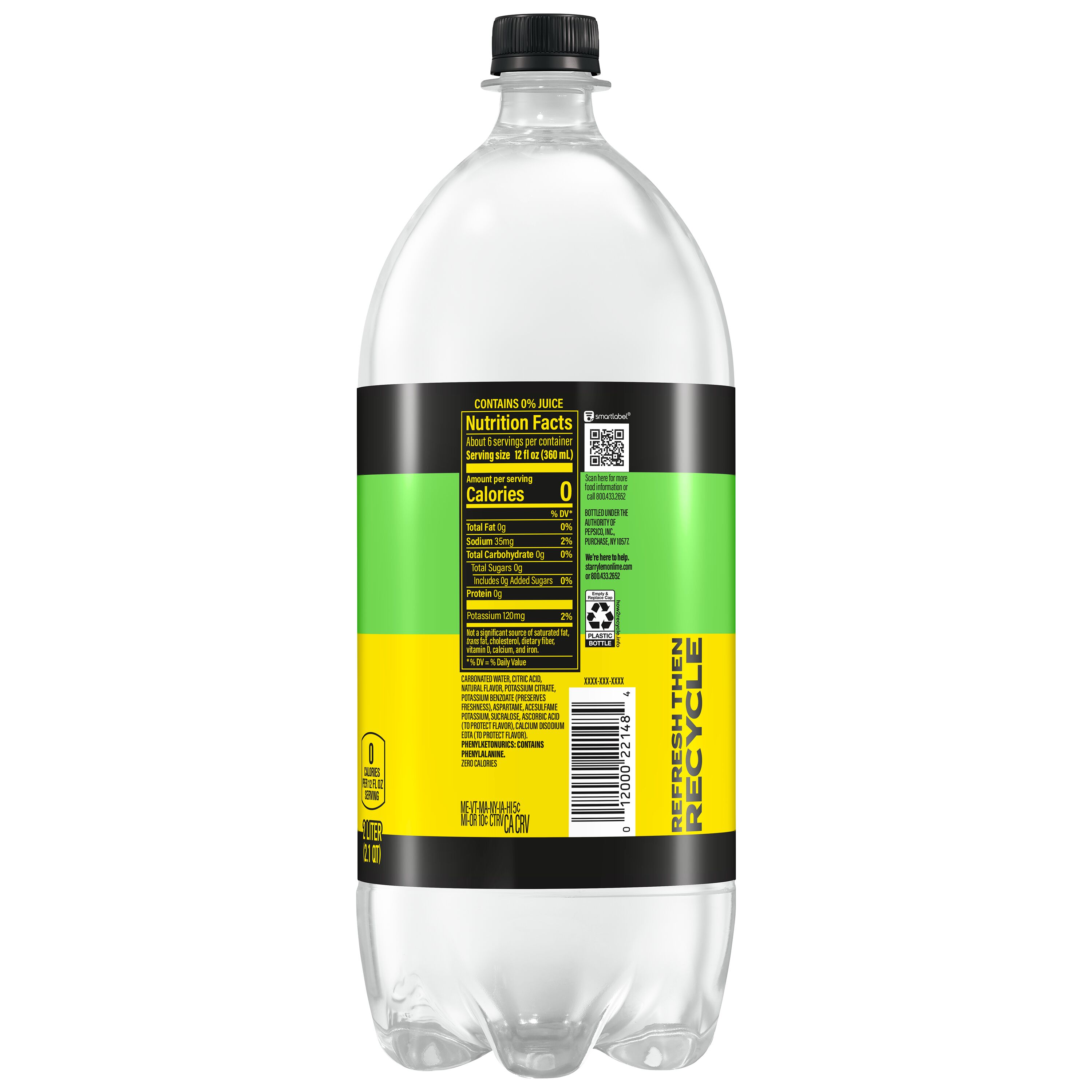 Starry, Zero Sugar, Lemon Lime Flavored Soda thumbnail