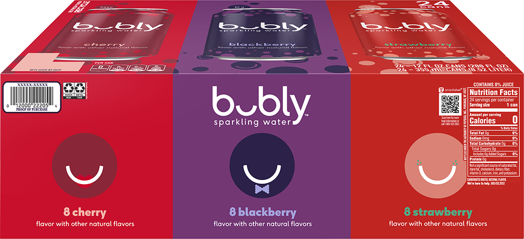 bubly, Sparkling Water, Variety Pack thumbnail
