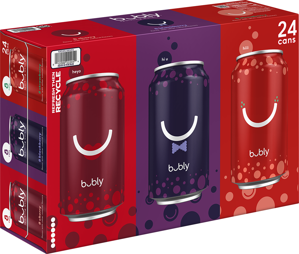 bubly, Sparkling Water, Variety Pack thumbnail