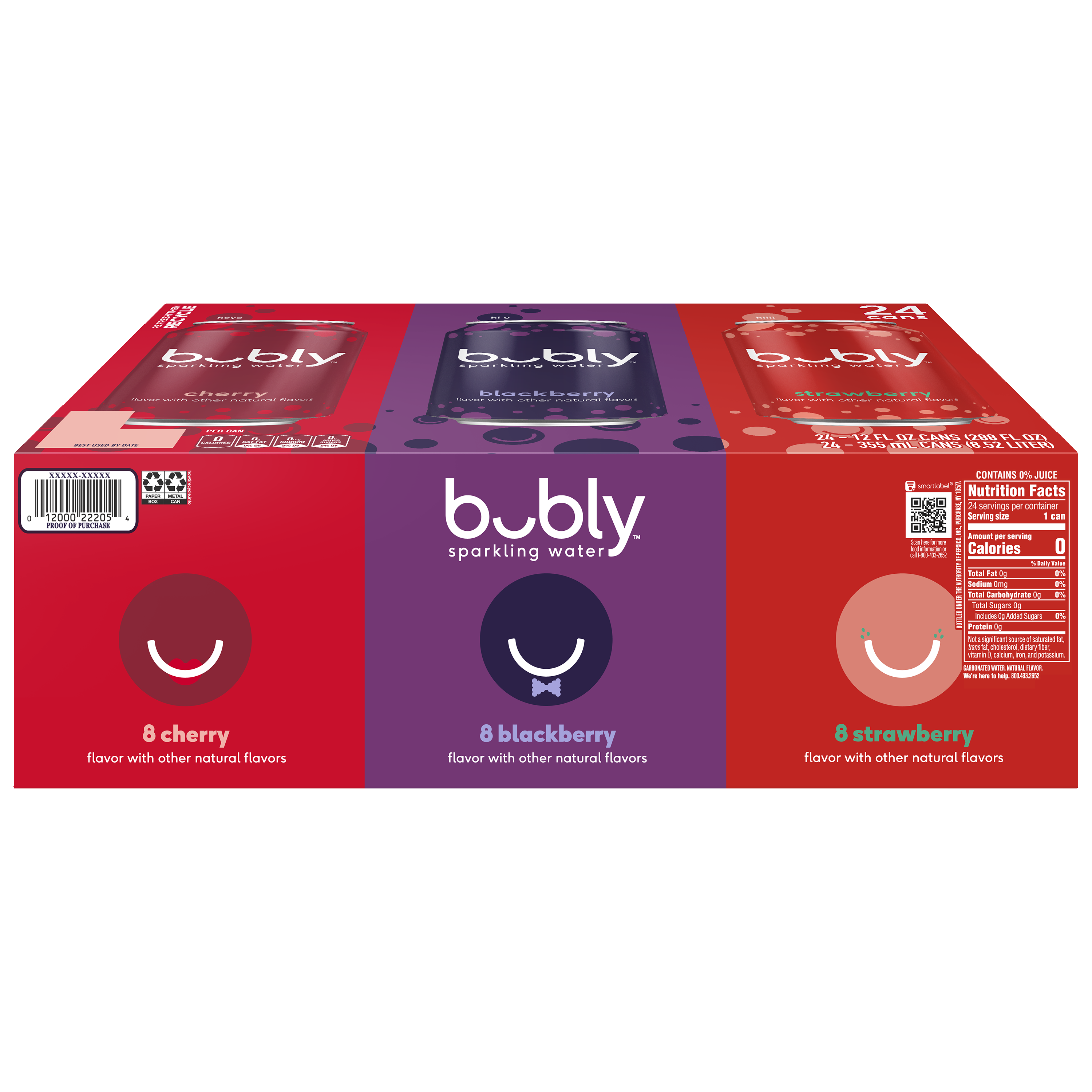 bubly, Sparkling Water, Variety Pack