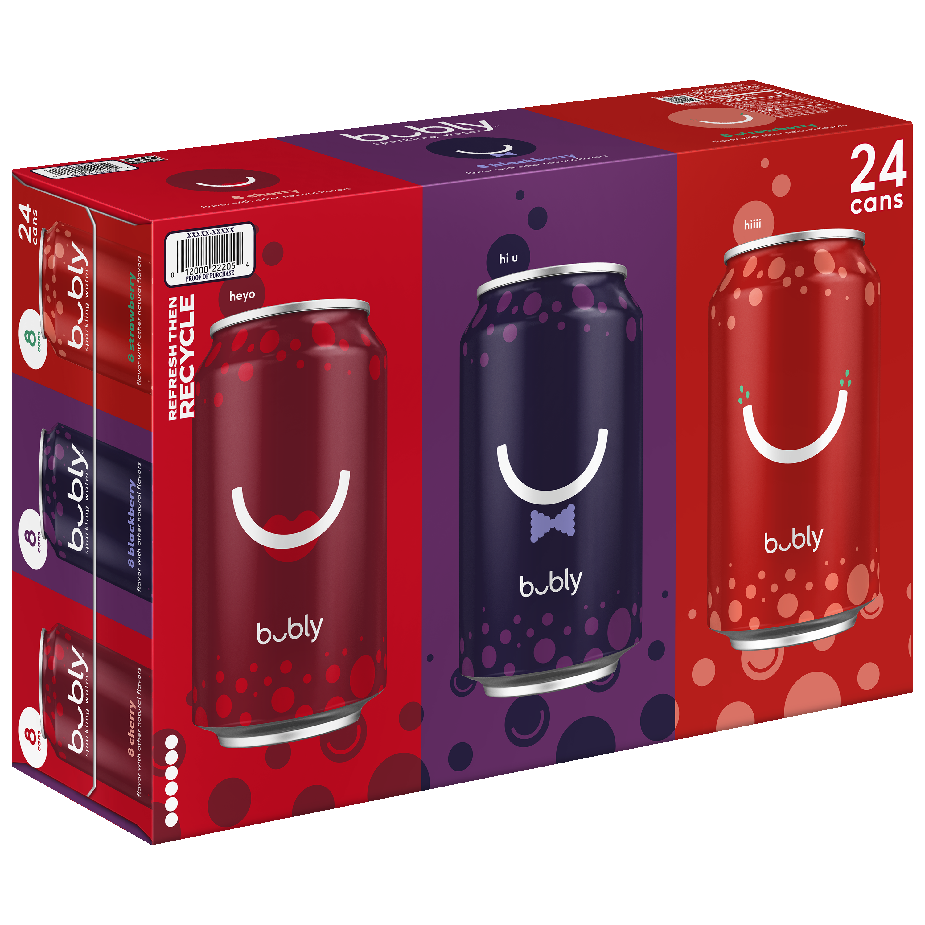 bubly, Sparkling Water, Variety Pack thumbnail