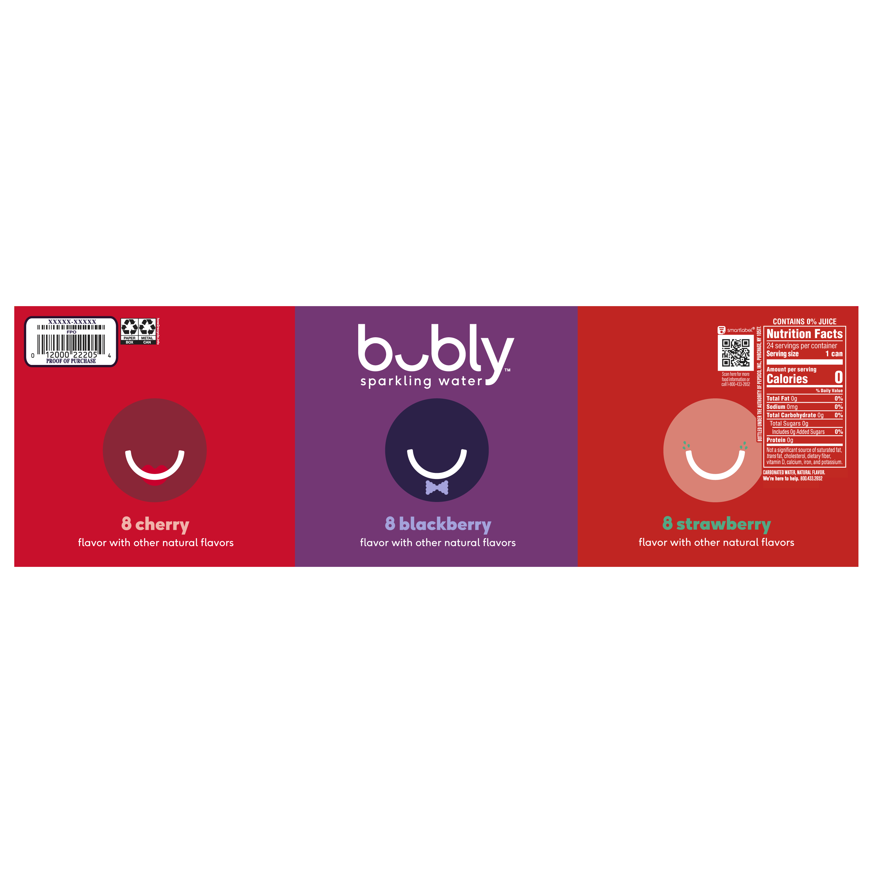 bubly, Sparkling Water, Variety Pack thumbnail