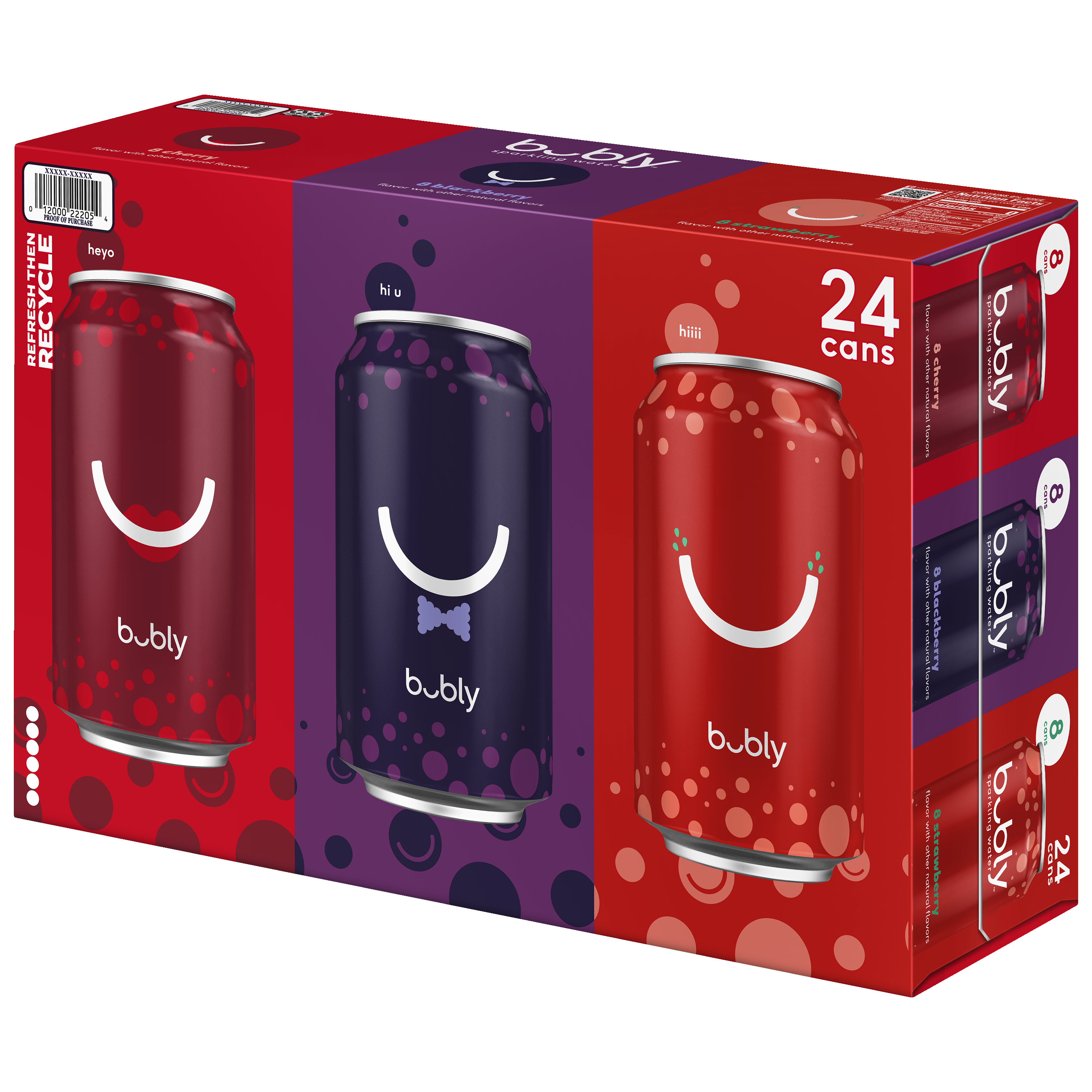 bubly, Sparkling Water, Variety Pack thumbnail