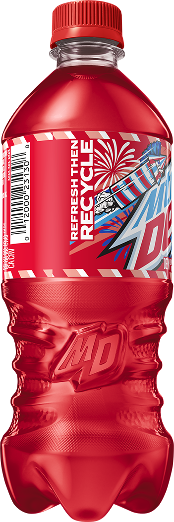 Mountain Dew, Star Spangled Splash, Dew With A Blast Of Red Berry Flavor thumbnail