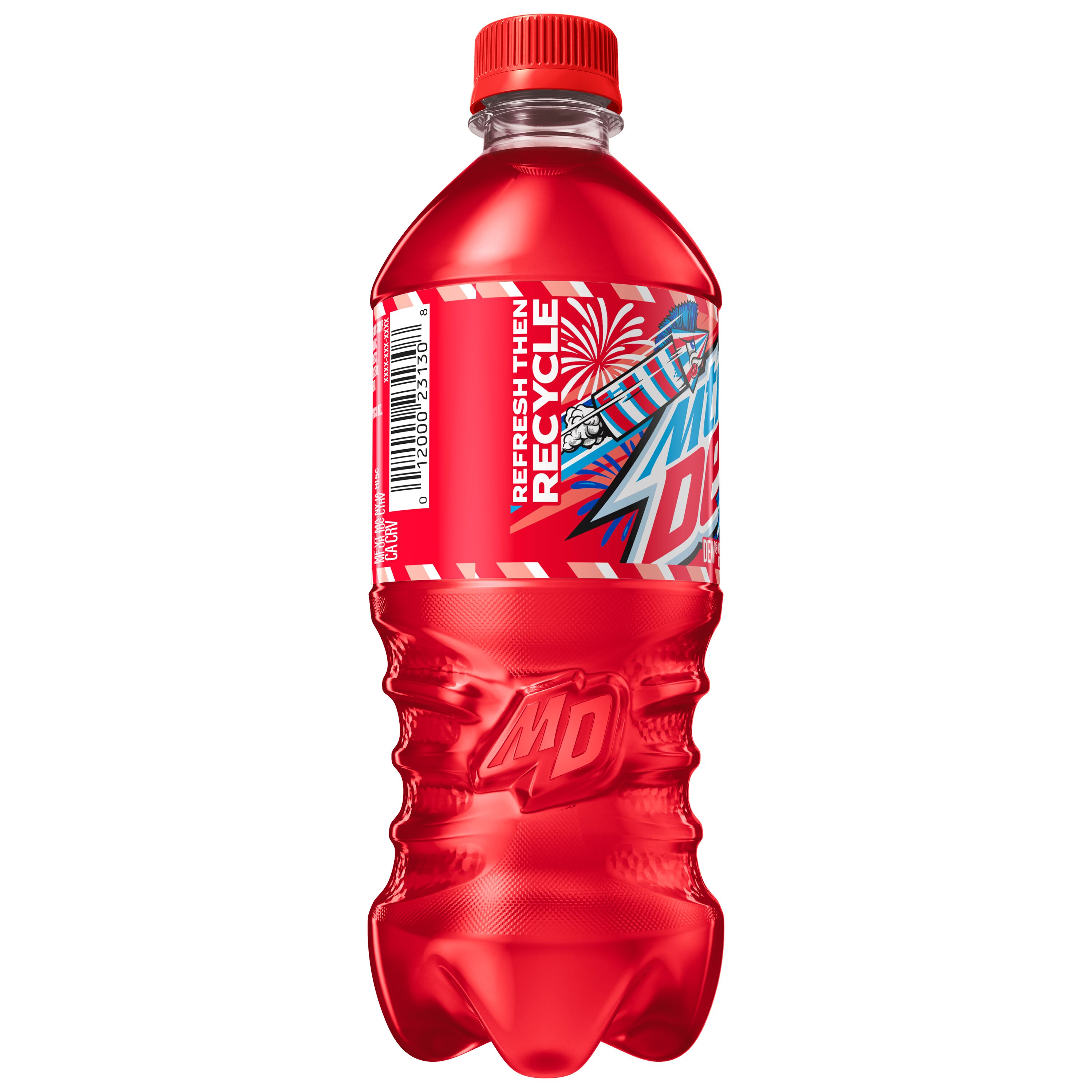 Mountain Dew, Star Spangled Splash, Dew With A Blast Of Red Berry Flavor thumbnail