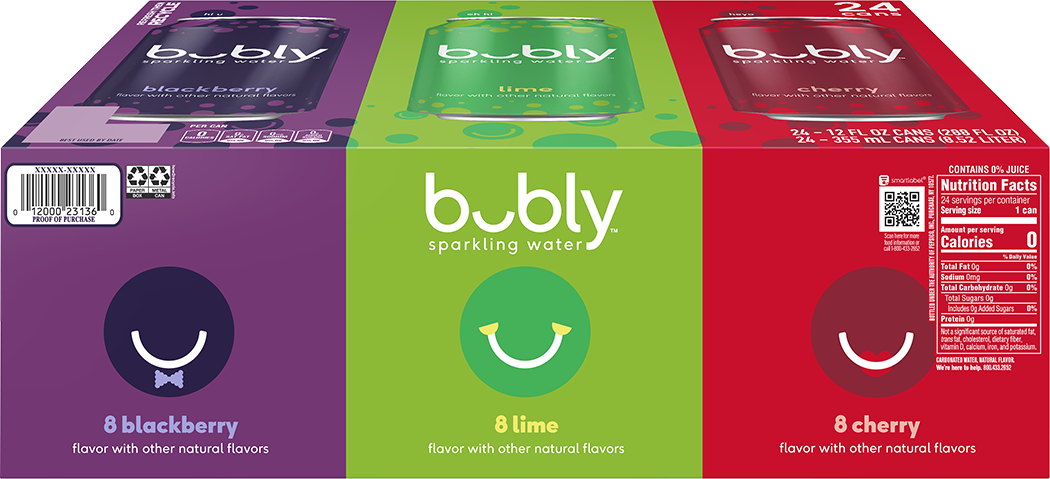 bubly, Sparking Water, Variety Pack thumbnail