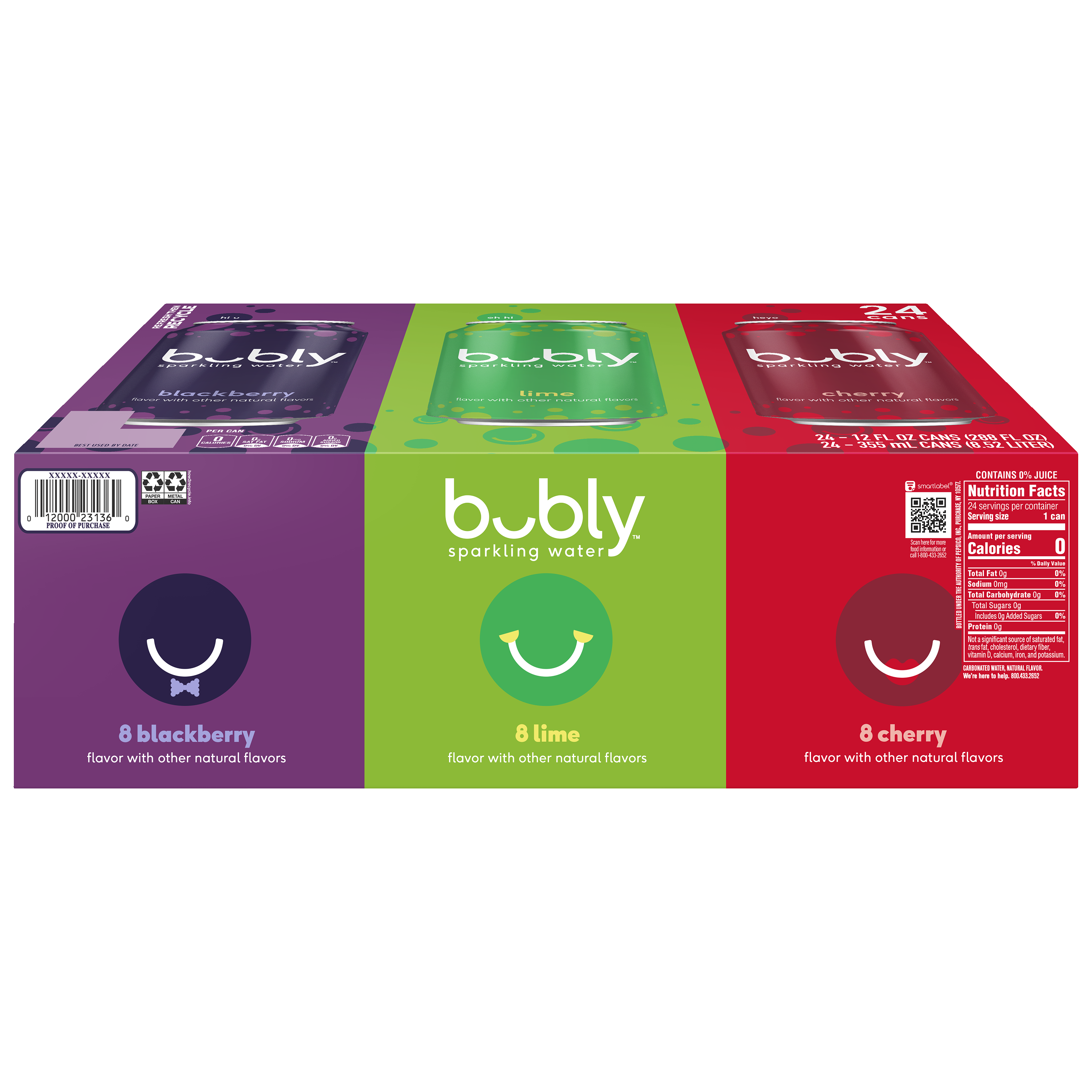 bubly, Sparking Water, Variety Pack
