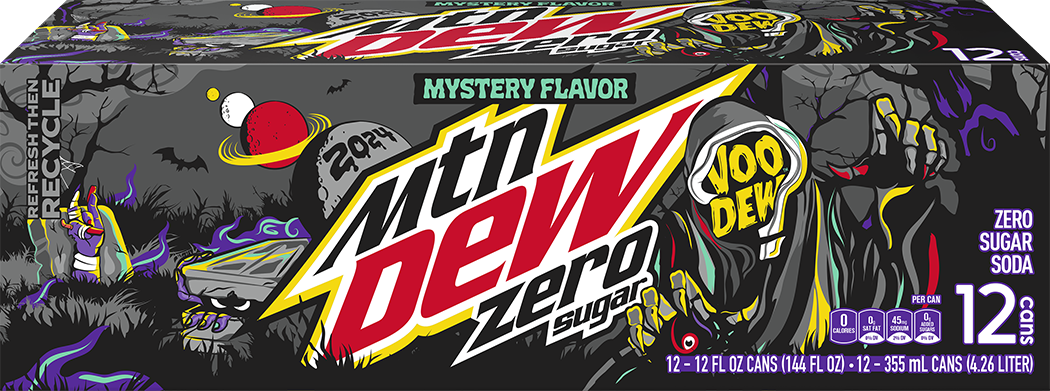 Mountain Dew, Zero Sugar, VooDew Mystery Flavor, Zero Sugar Soda thumbnail